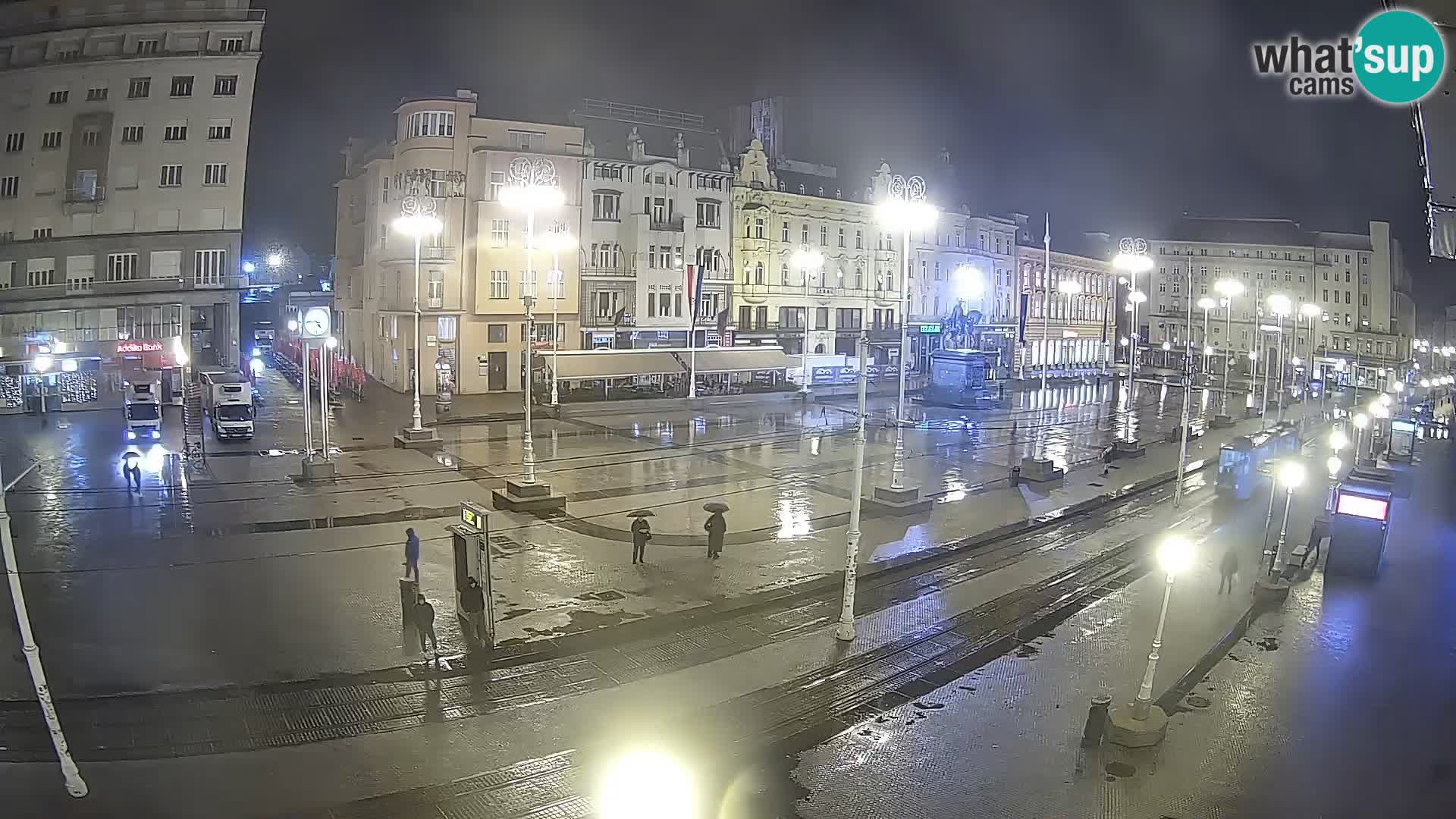 Webcam Zagabria Ban Jelacic piazza | Croazia