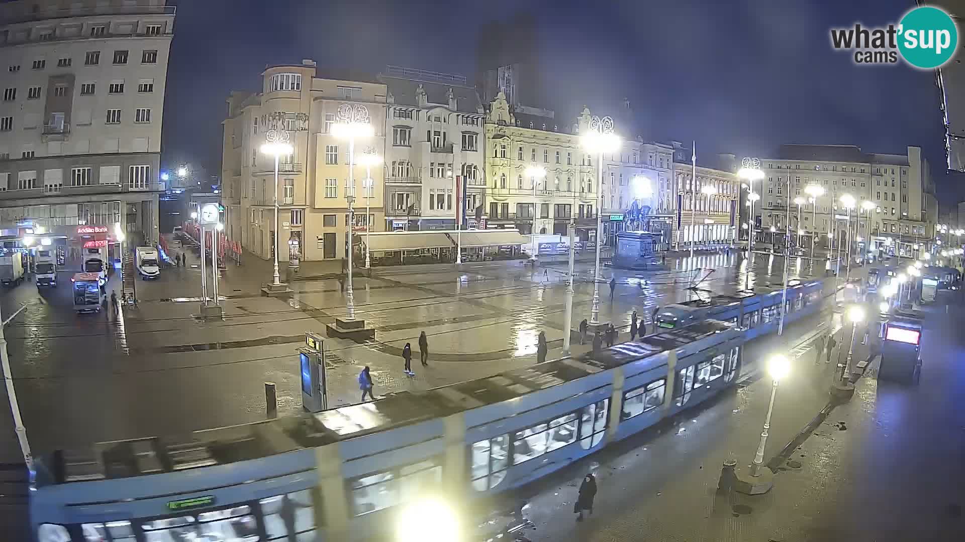 Webcam Zagreb Bana Jelačića square | Croatia