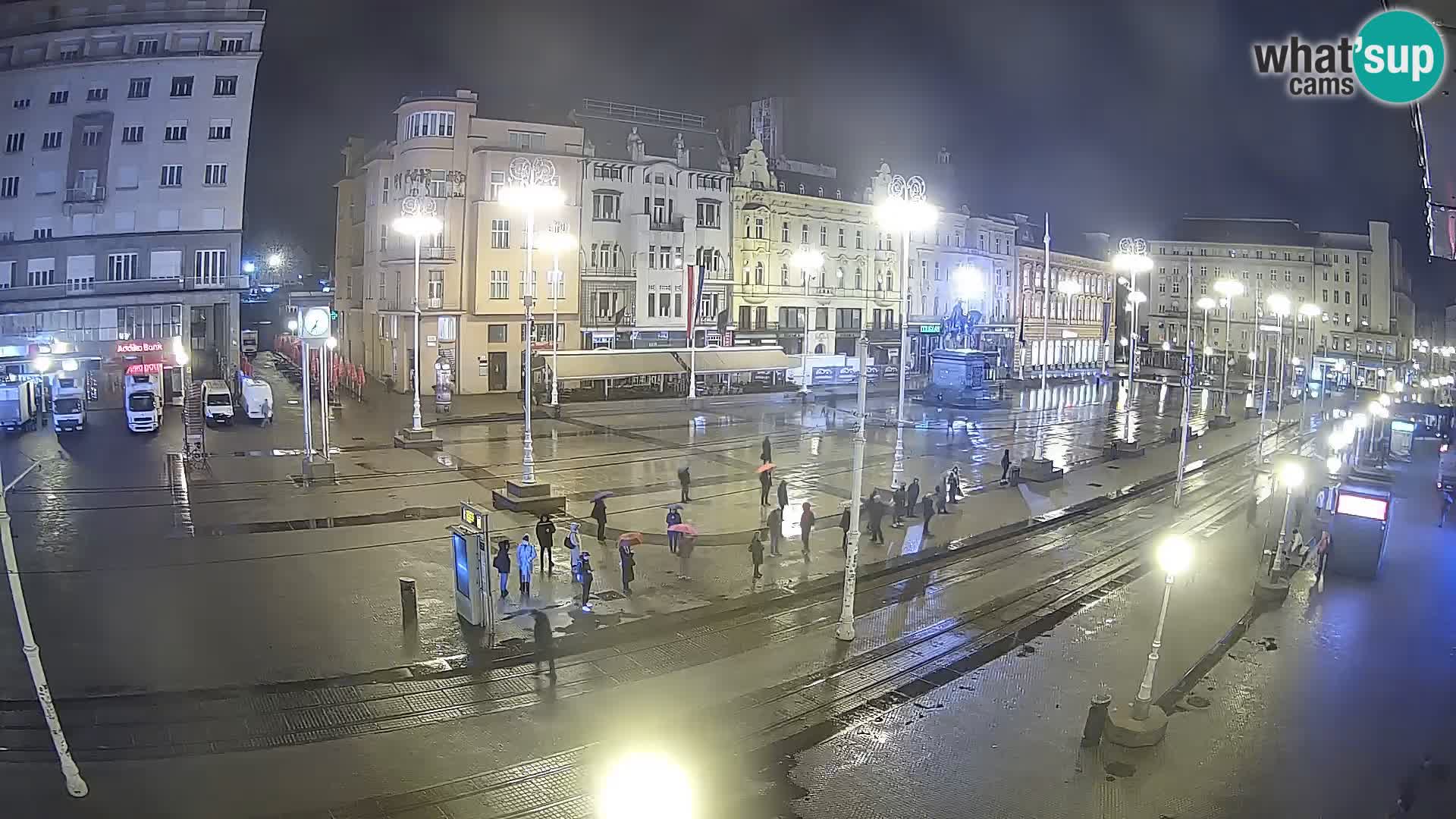 Webcam Zagabria Ban Jelacic piazza | Croazia