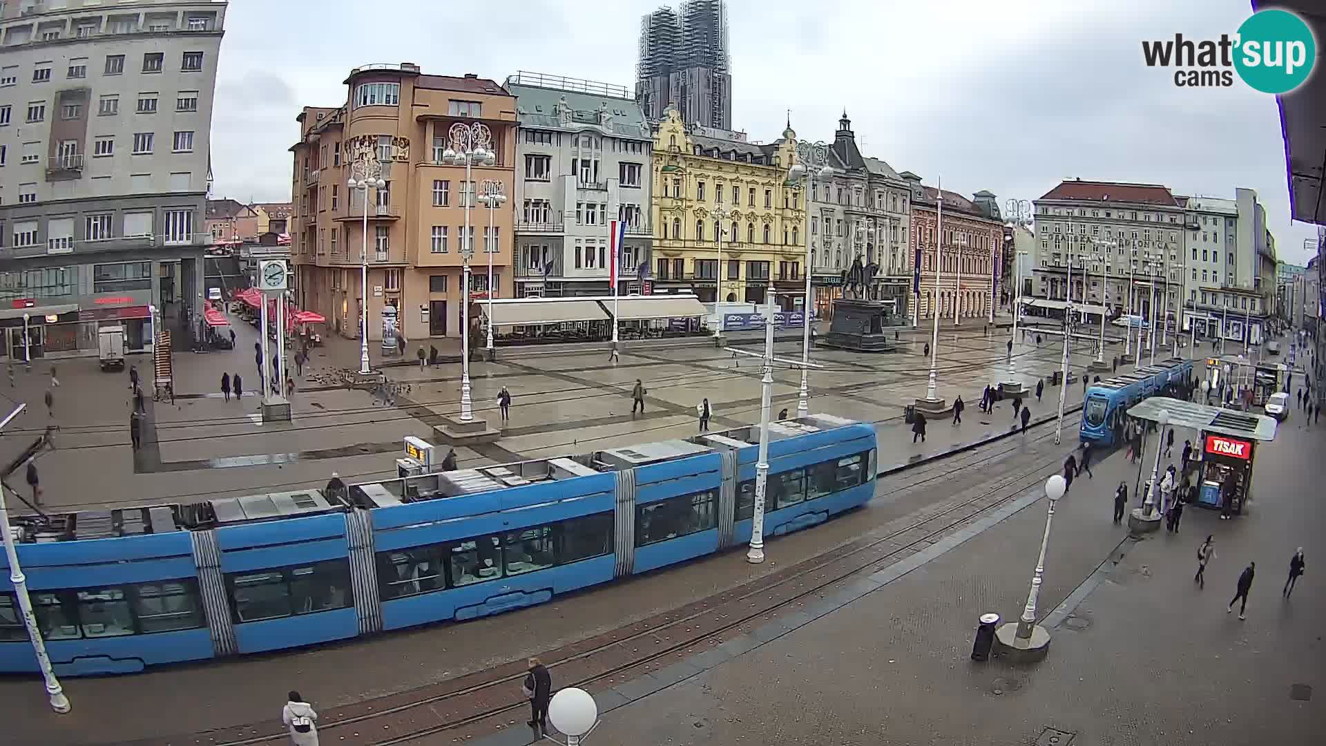 Zagreb live cam Bana Jelačića