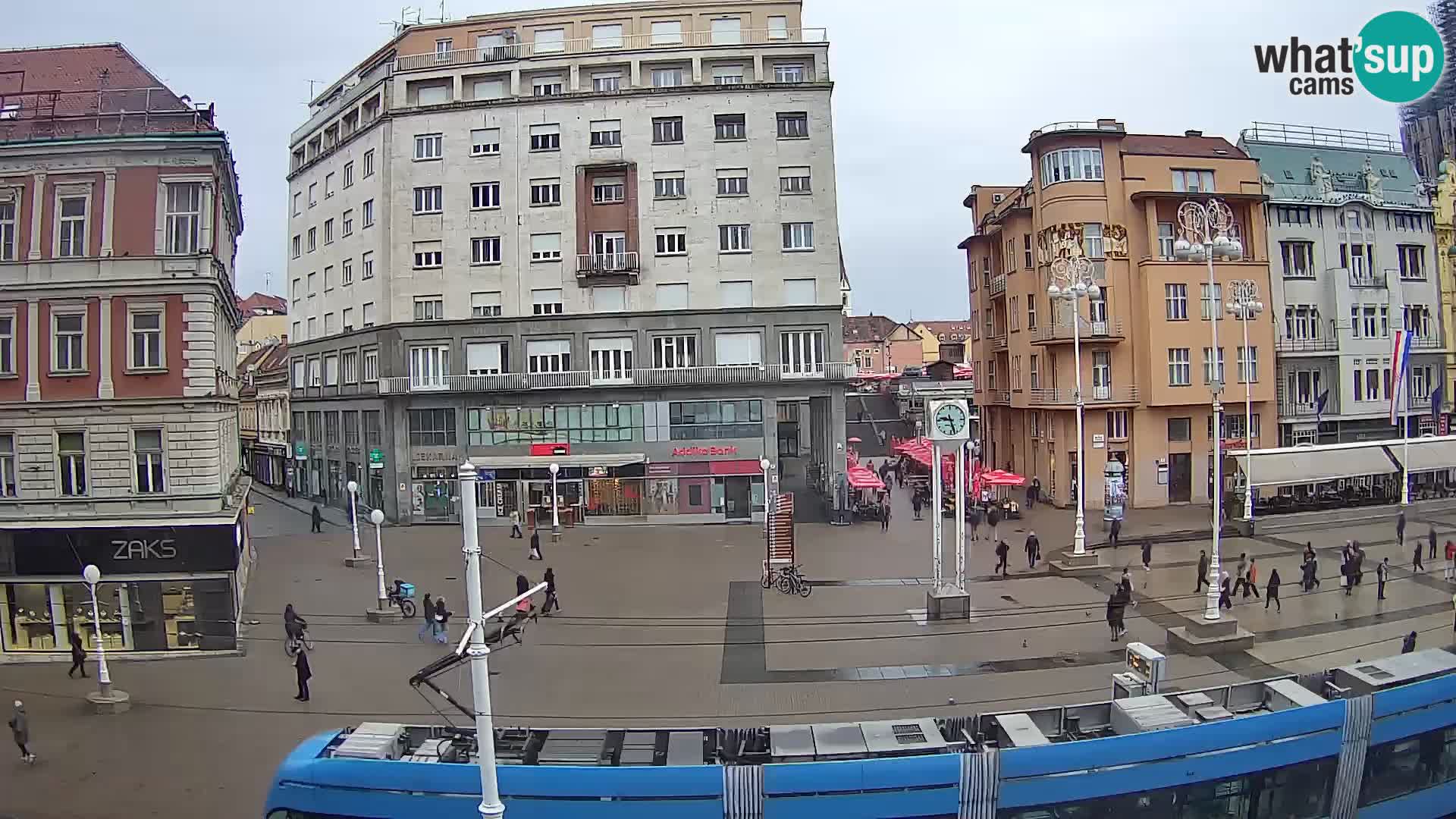 Webcam Zagabria Ban Jelacic piazza | Croazia