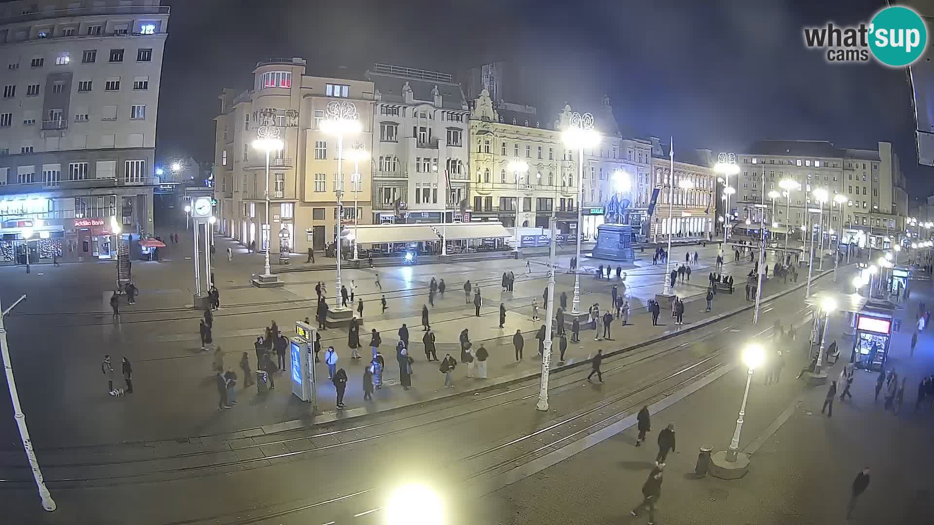 Live Cam Zagreb Ban Jelačić place | Croatie