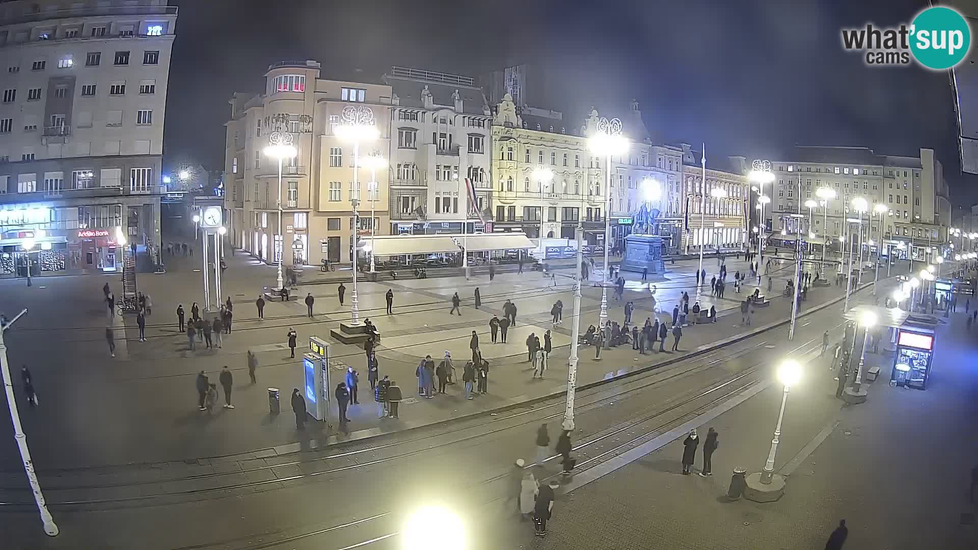 Zagreb live cam Bana Jelačića