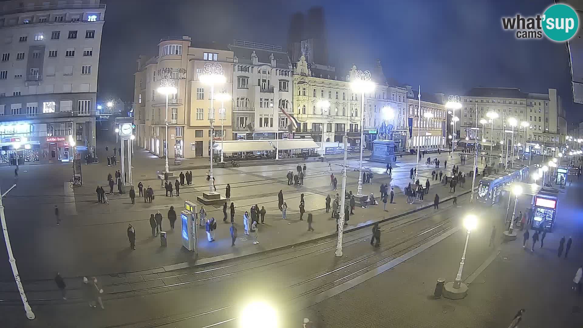 Webcam Zagreb Bana Jelačića square | Croatia