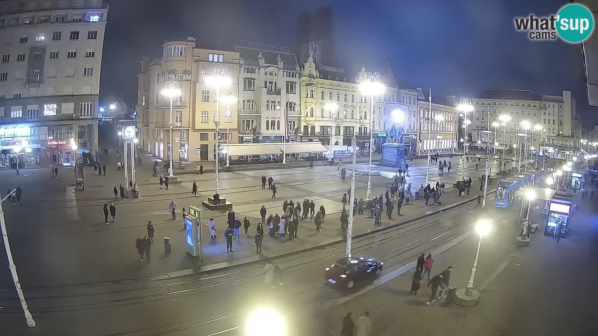 Zagreb live cam Bana Jelačića