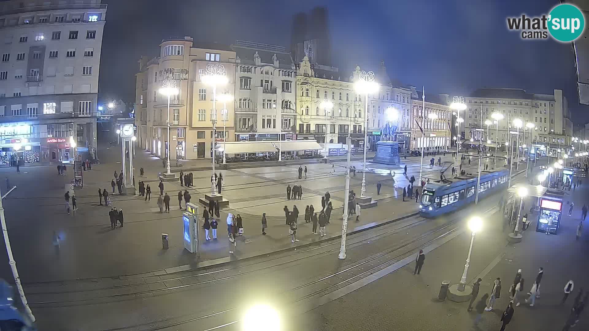 Live Cam Zagreb Ban Jelačić place | Croatie