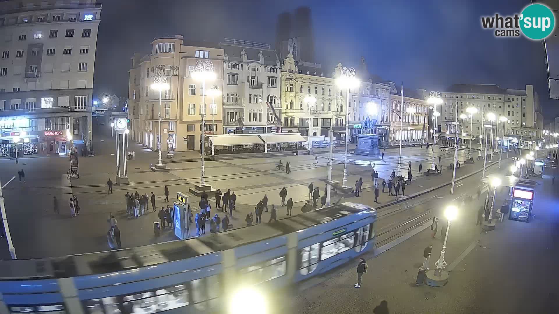 Webcam Zagreb Bana Jelačića square | Croatia