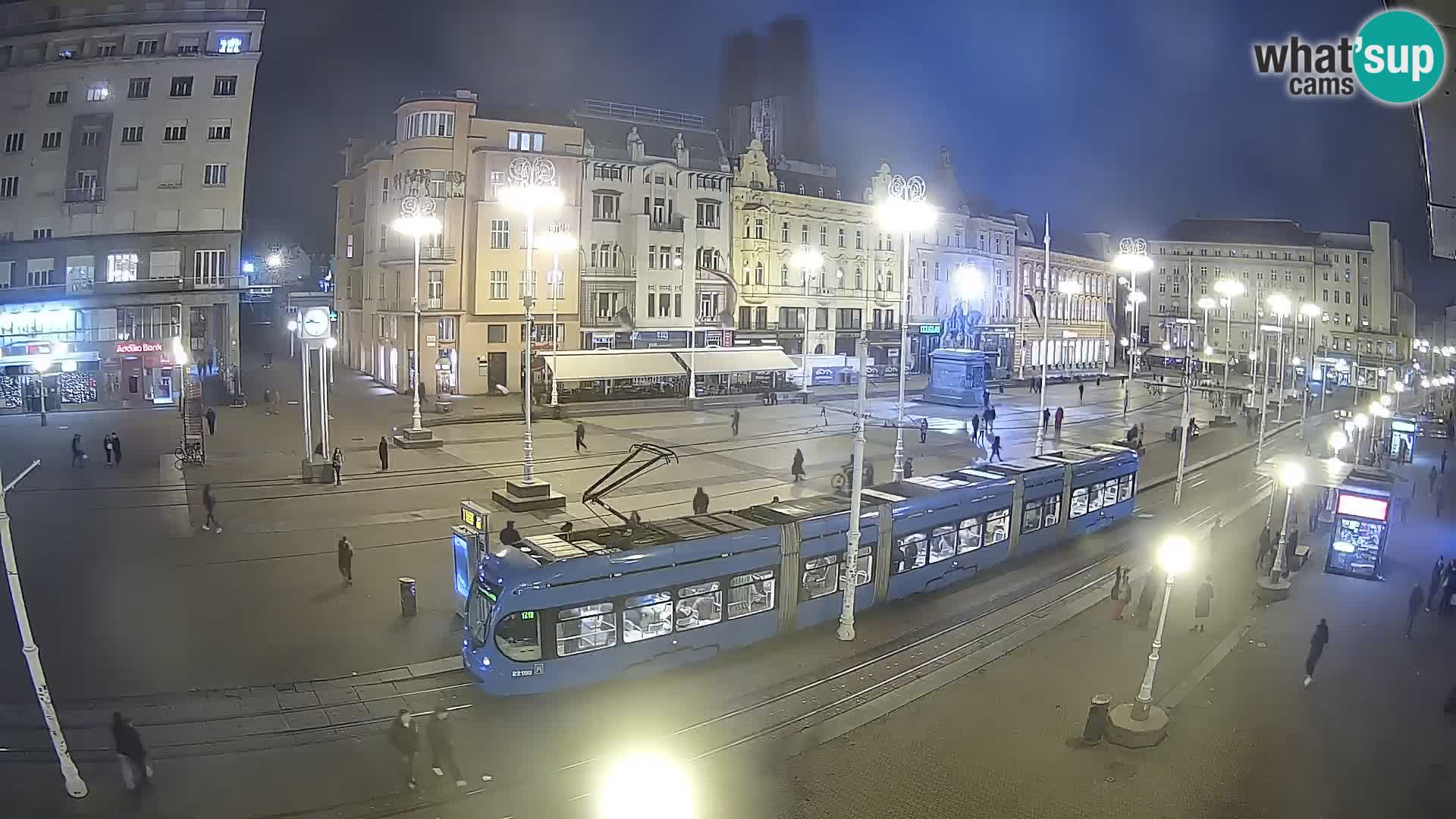 Live Cam Zagreb Ban Jelačić place | Croatie