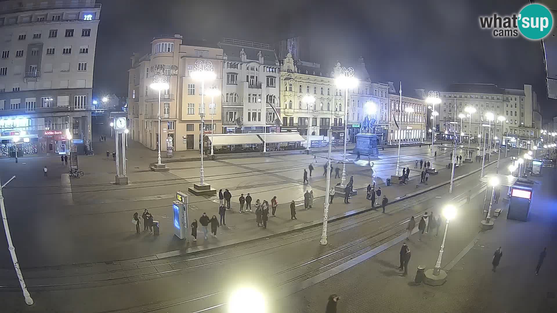 Live Cam Zagreb Ban Jelačić place | Croatie