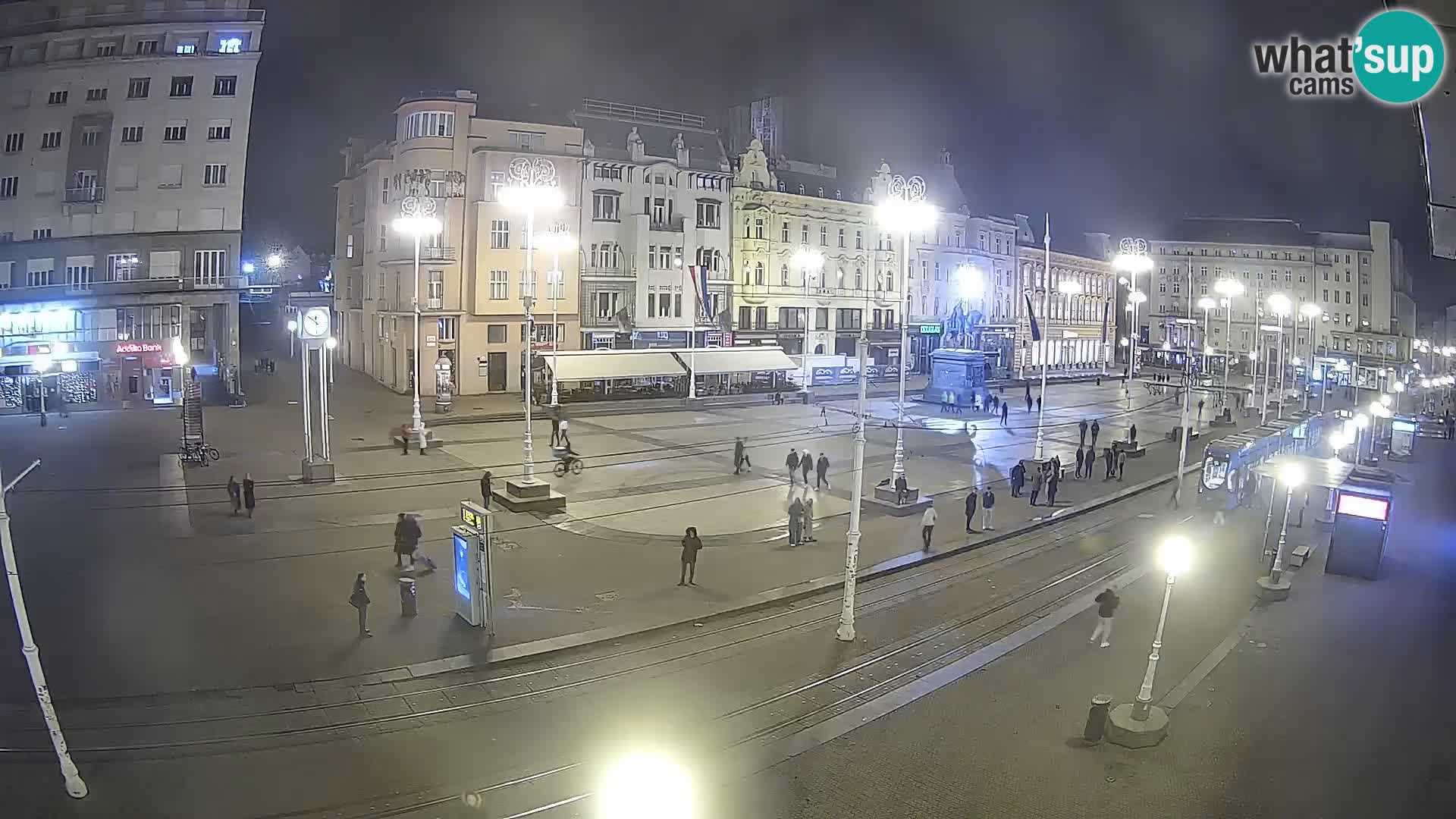 Webcam Zagabria Ban Jelacic piazza | Croazia