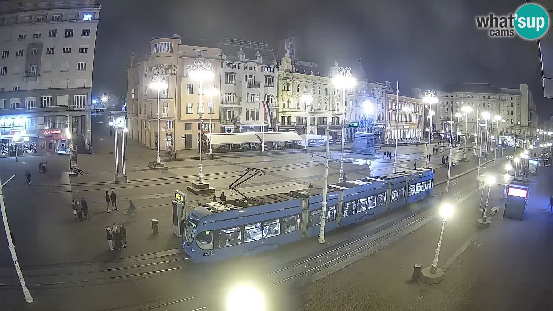 Live Cam Zagreb Ban Jelačić place | Croatie