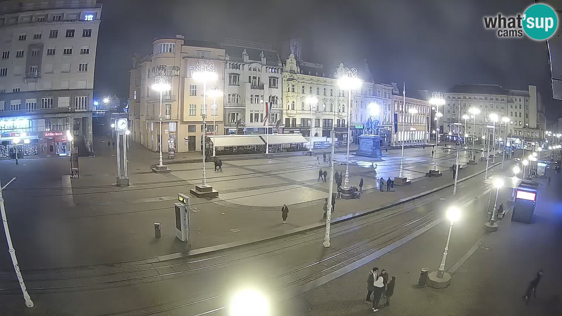 Zagreb live cam Bana Jelačića