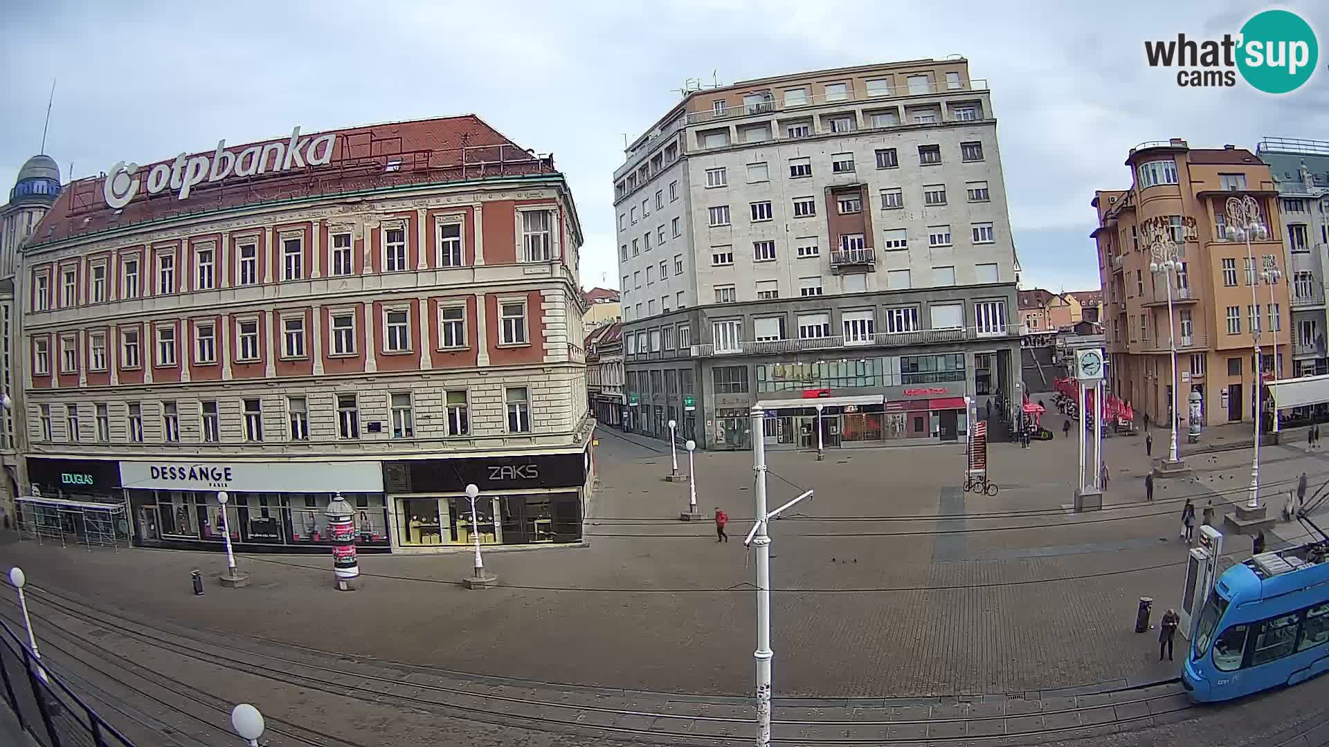 Webcam Zagreb Bana Jelačića square | Croatia