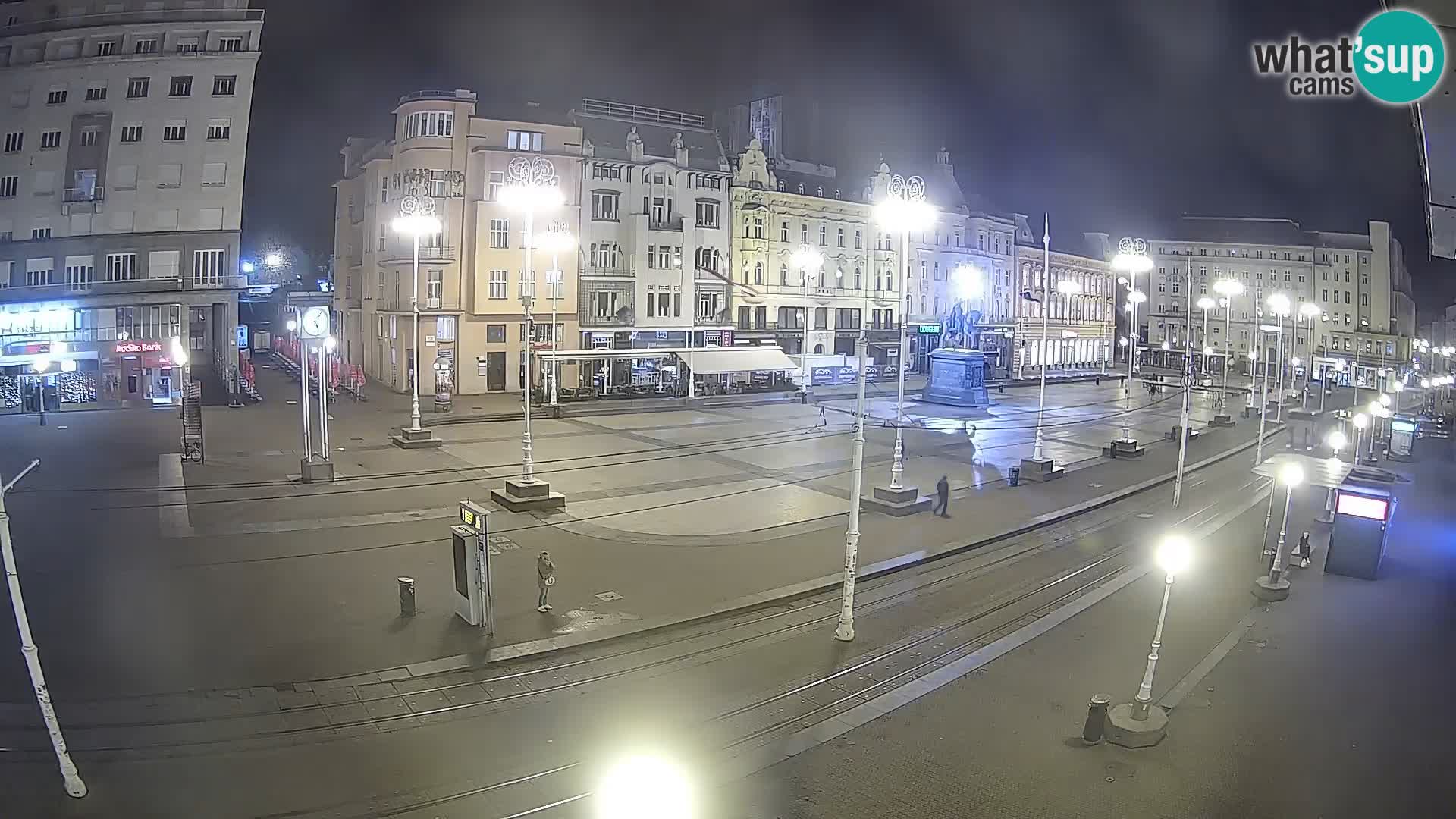 Live Cam Zagreb Ban Jelačić place | Croatie