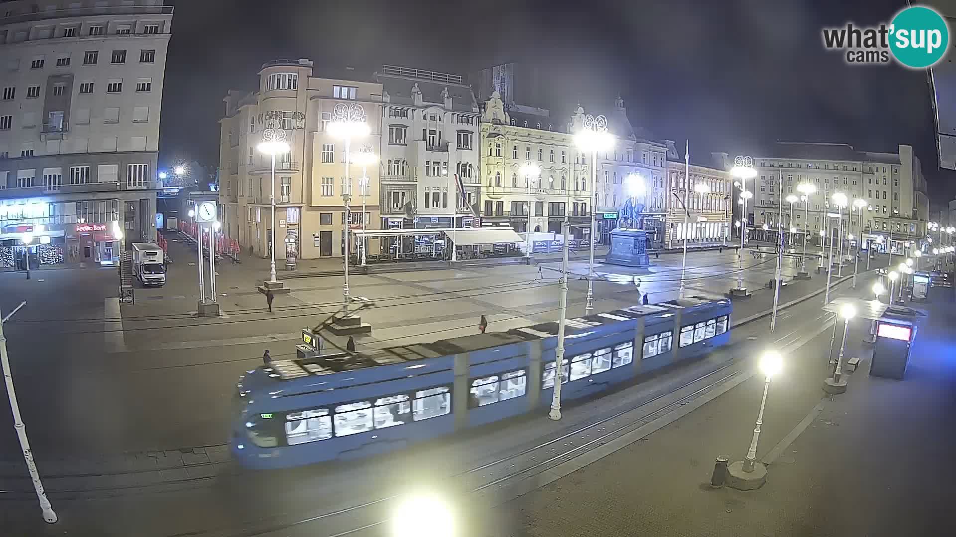 Live Cam Zagreb Ban Jelačić place | Croatie