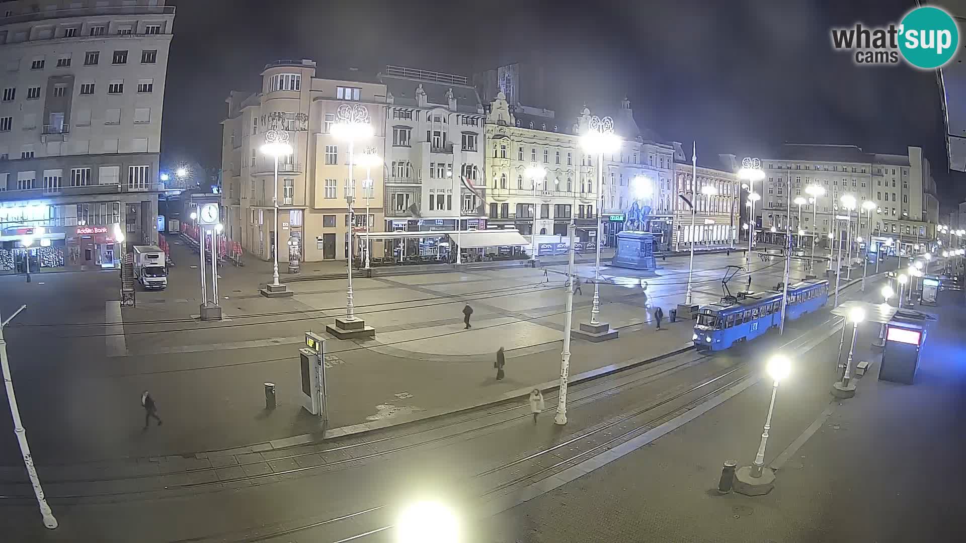 Zagreb webcam Ban Jelacica Platz | Kroatien