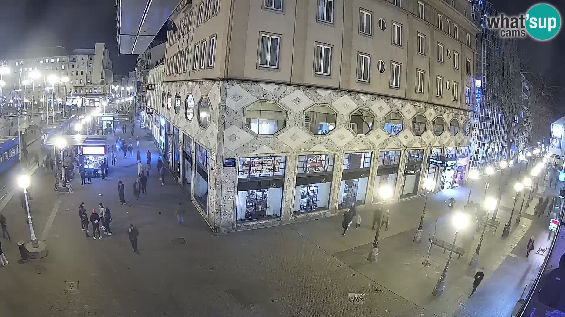 Zagreb webcam Ban Jelacica Platz | Kroatien