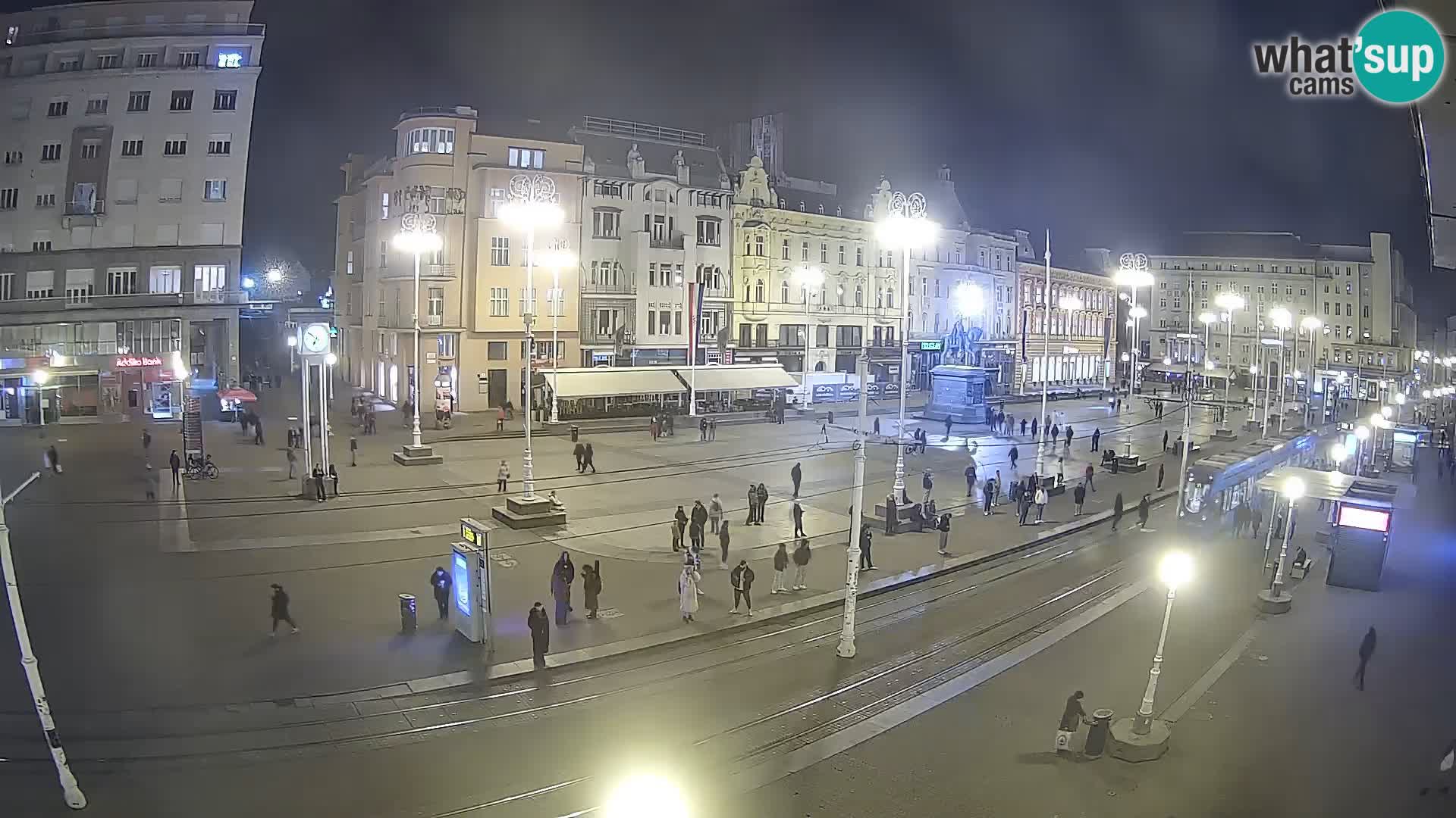 Zagreb live cam Bana Jelačića