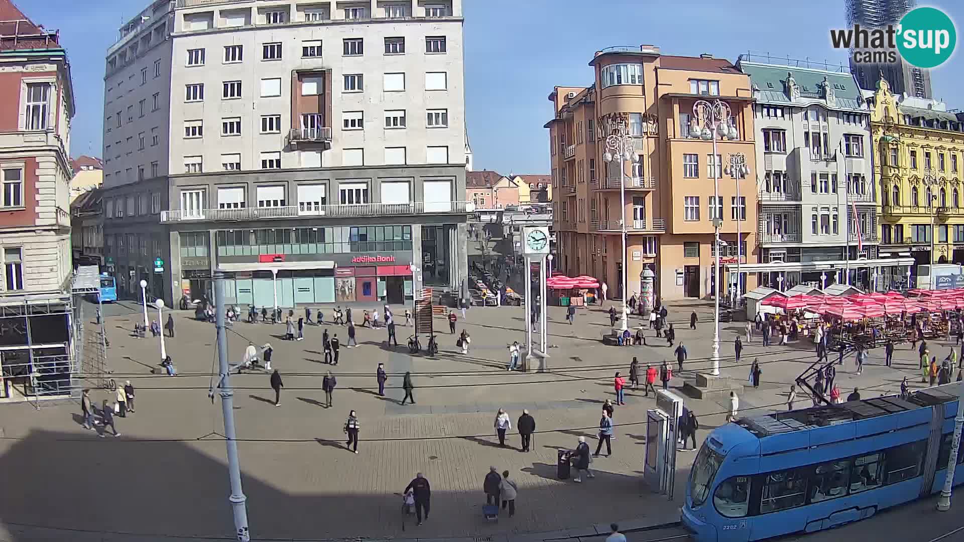 Spletna kamera Zagreb Ban Jelačić