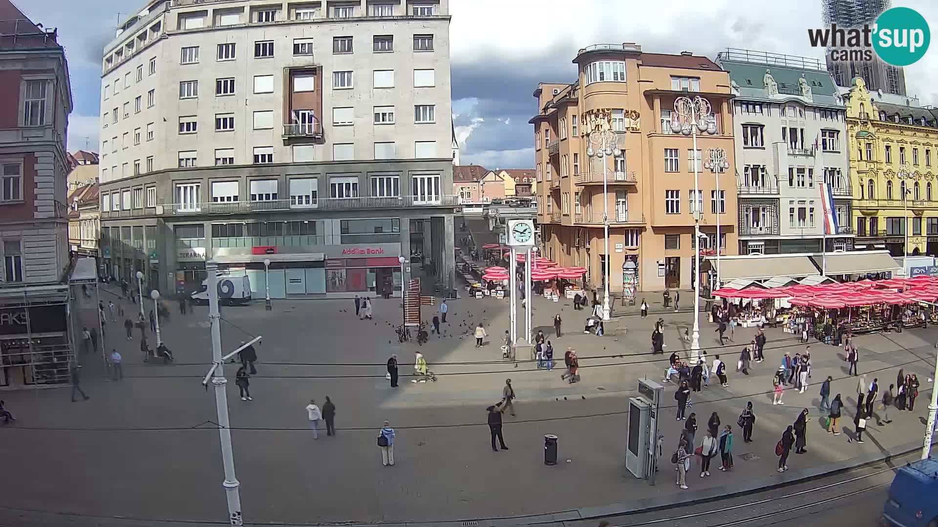 Zagreb live cam Bana Jelačića