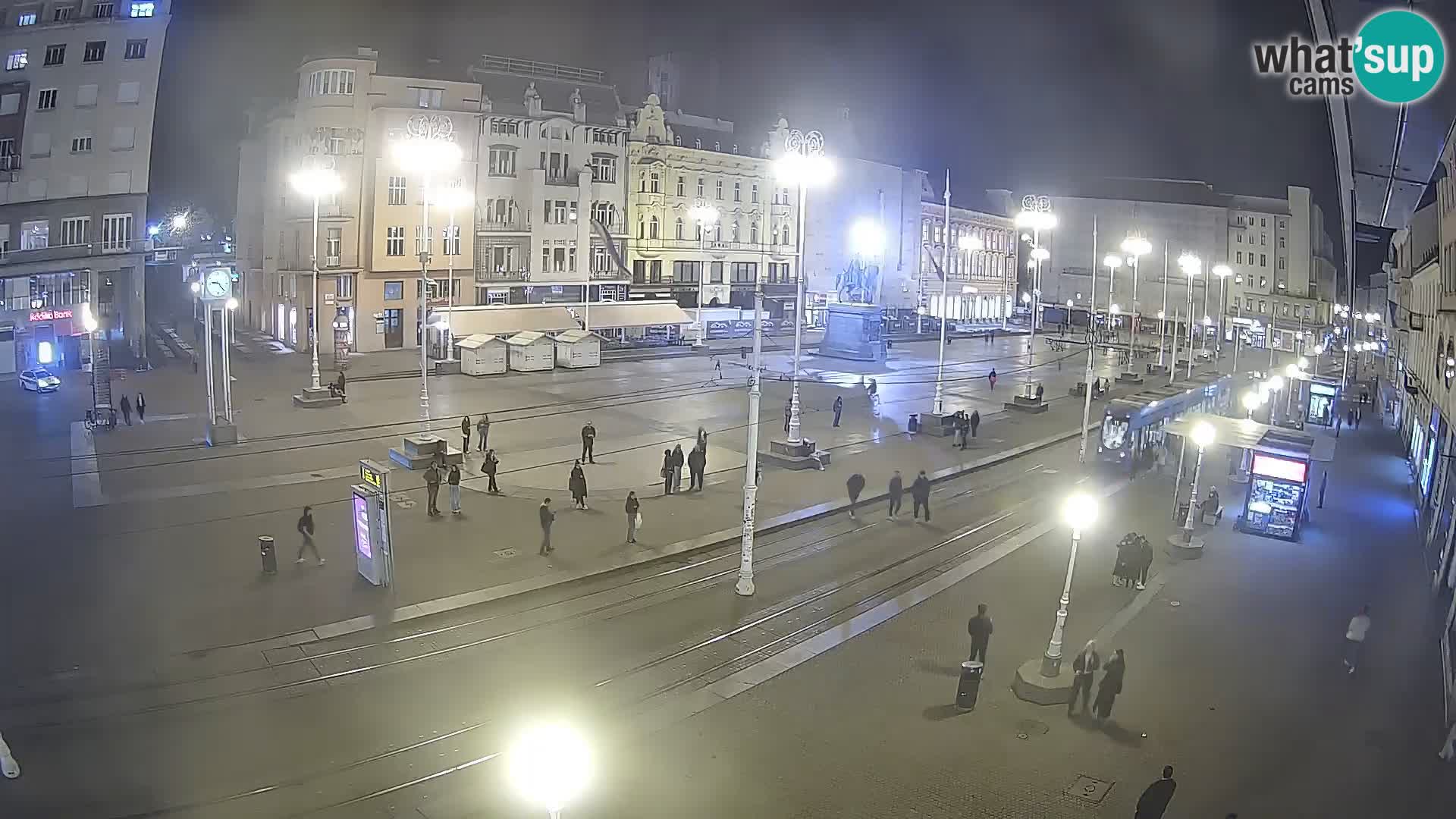 Live Cam Zagreb Ban Jelačić place | Croatie