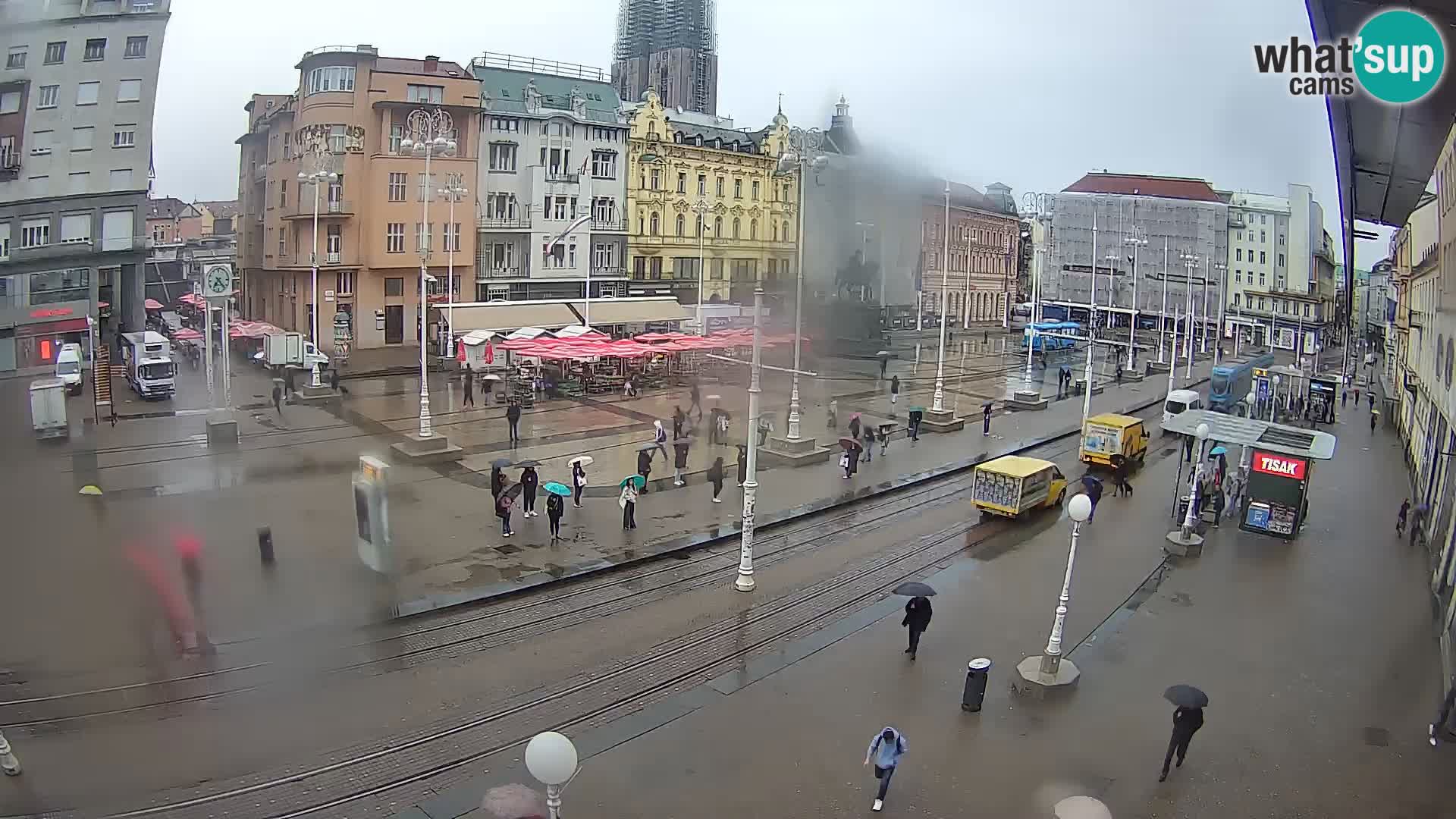 Spletna kamera Zagreb Ban Jelačić