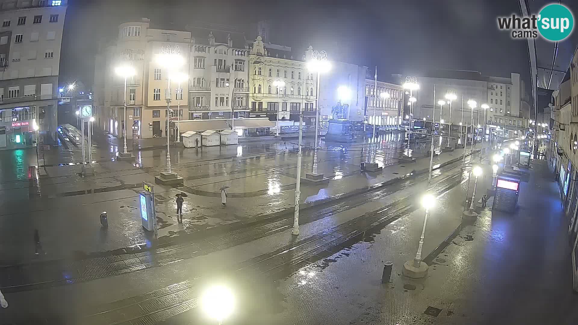 Webcam Zagabria Ban Jelacic piazza | Croazia