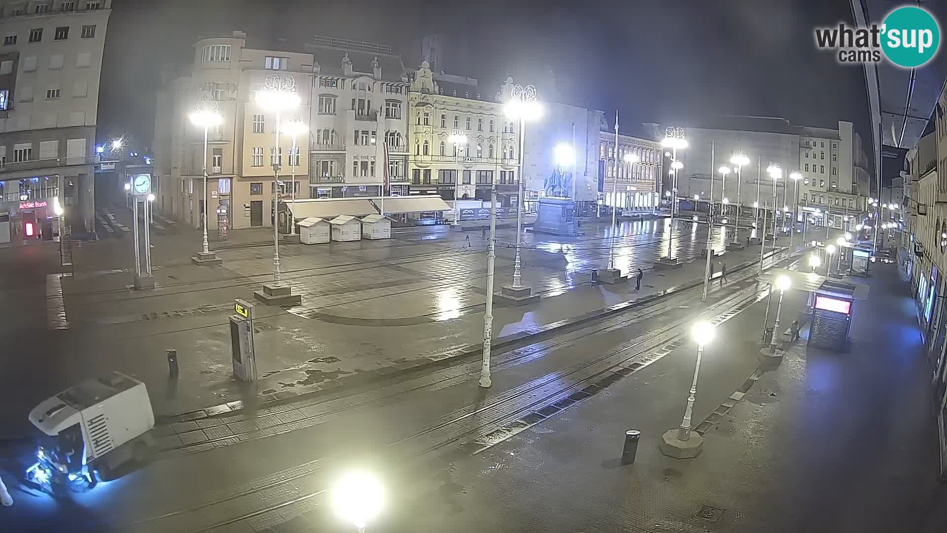 Webcam Zagabria Ban Jelacic piazza | Croazia