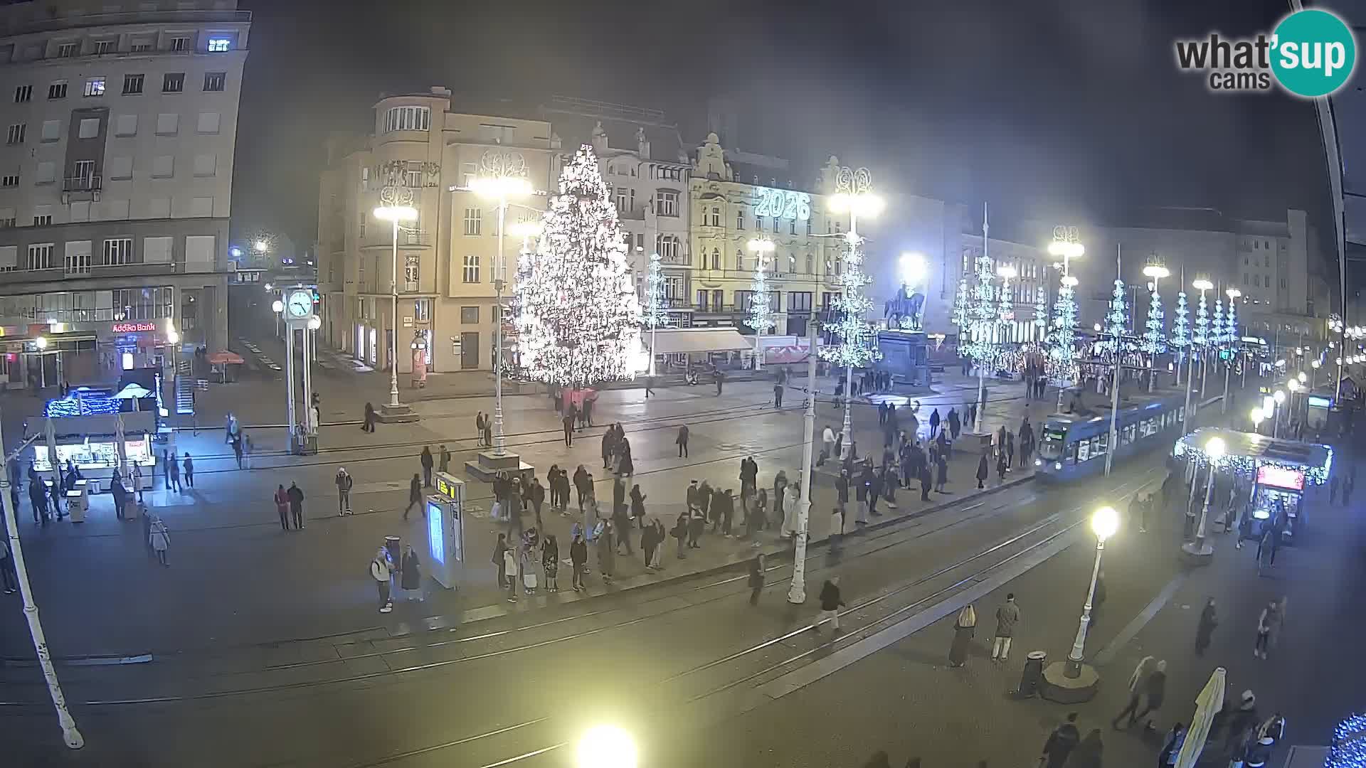 Webcam Zagabria Ban Jelacic piazza | Croazia