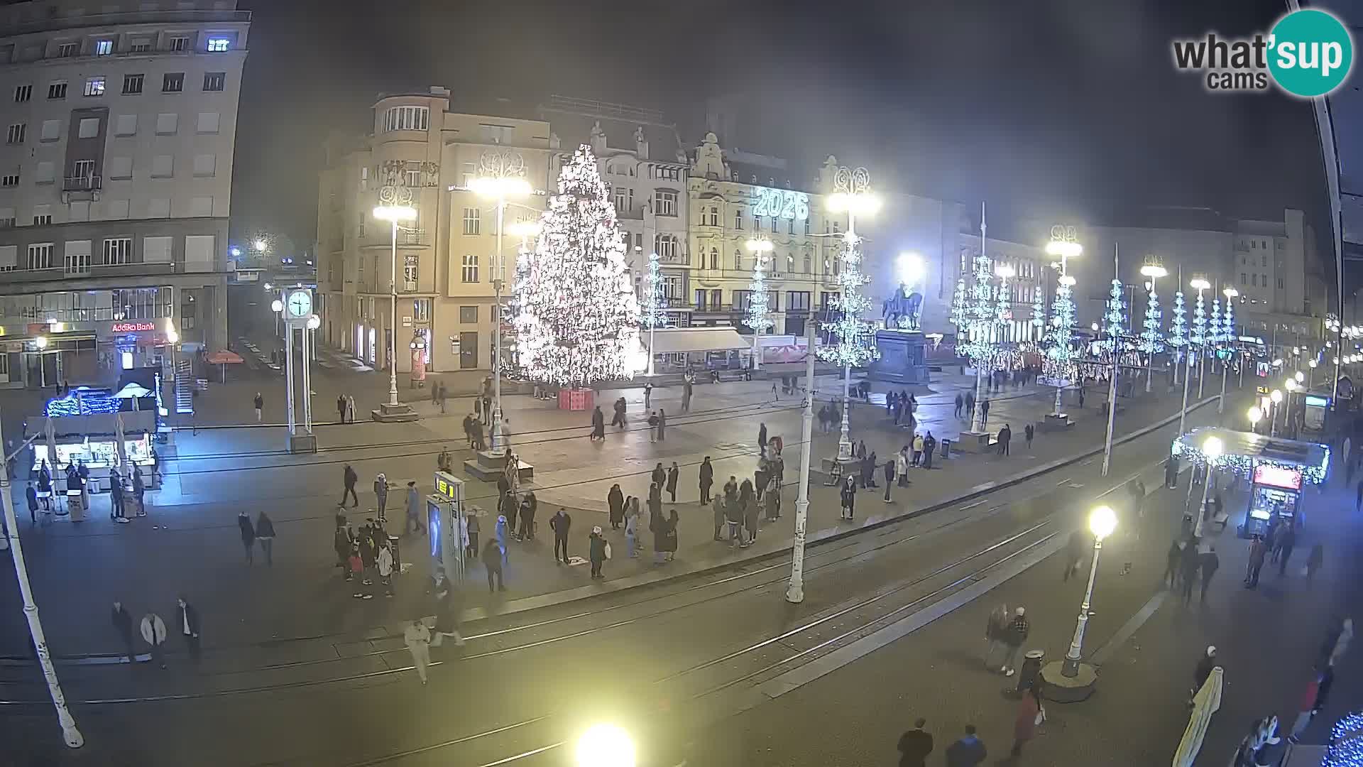 Webcam Zagabria Ban Jelacic piazza | Croazia