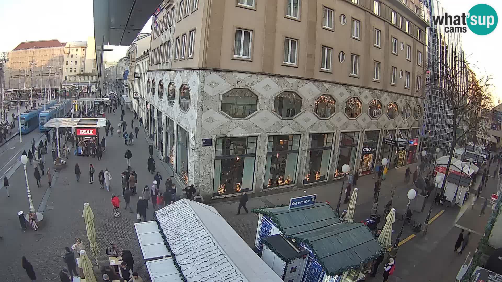 Spletna kamera Zagreb Ban Jelačić