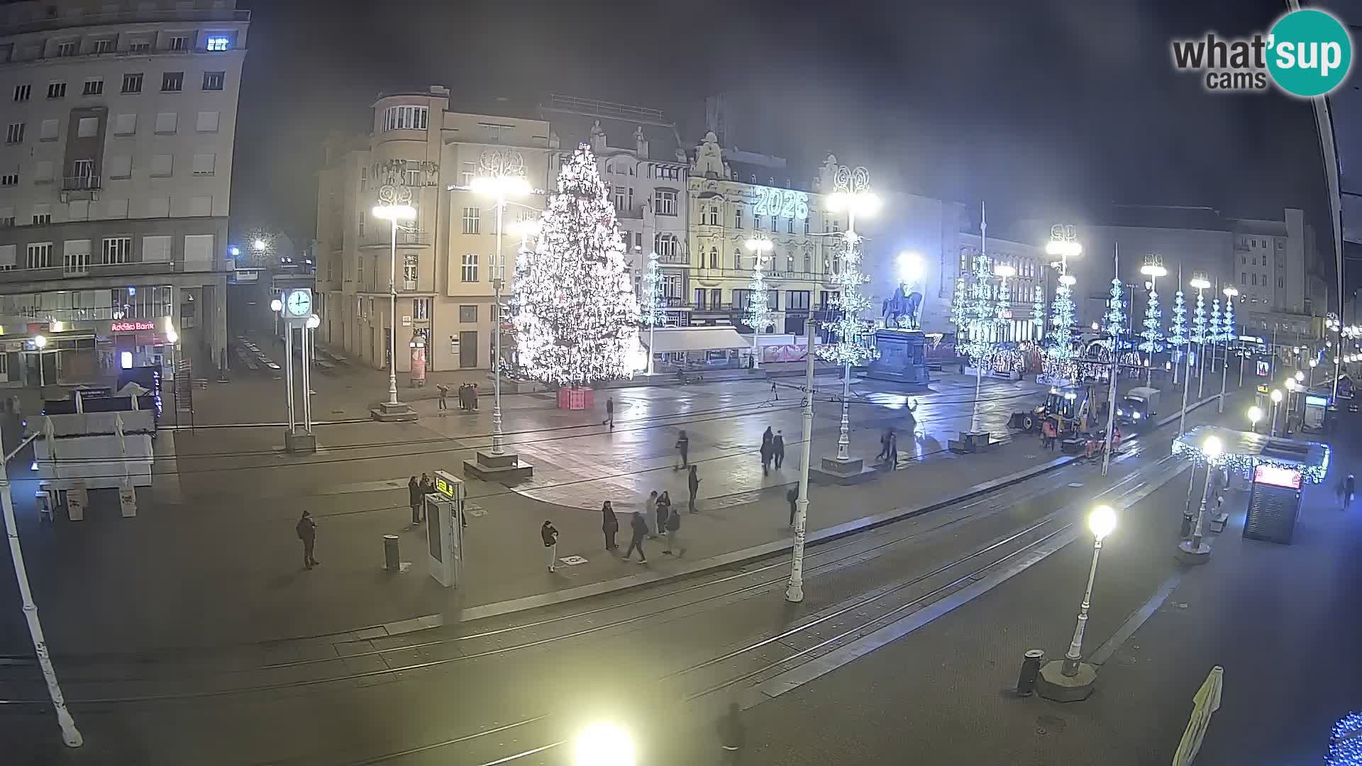 Webcam Zagabria Ban Jelacic piazza | Croazia