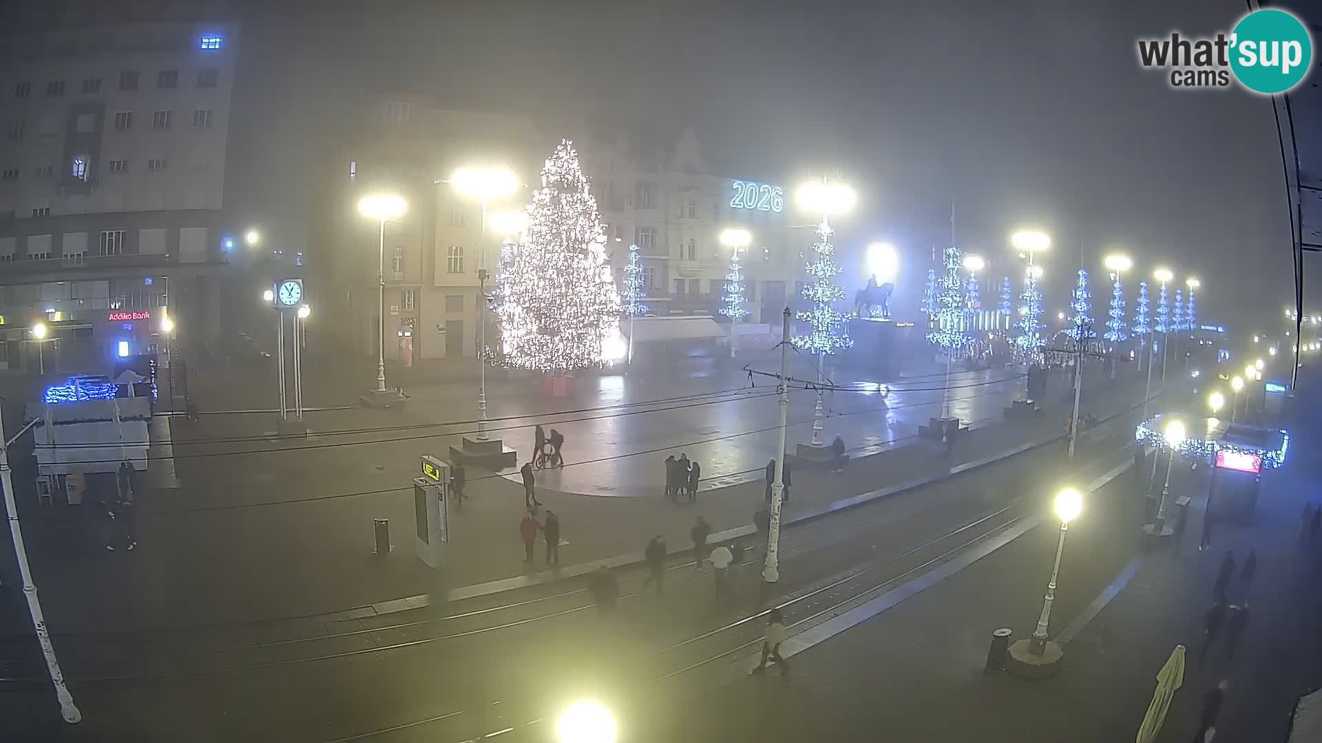 Live Cam Zagreb Ban Jelačić place | Croatie