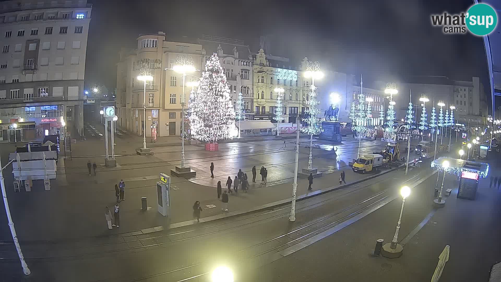 Spletna kamera Zagreb Ban Jelačić