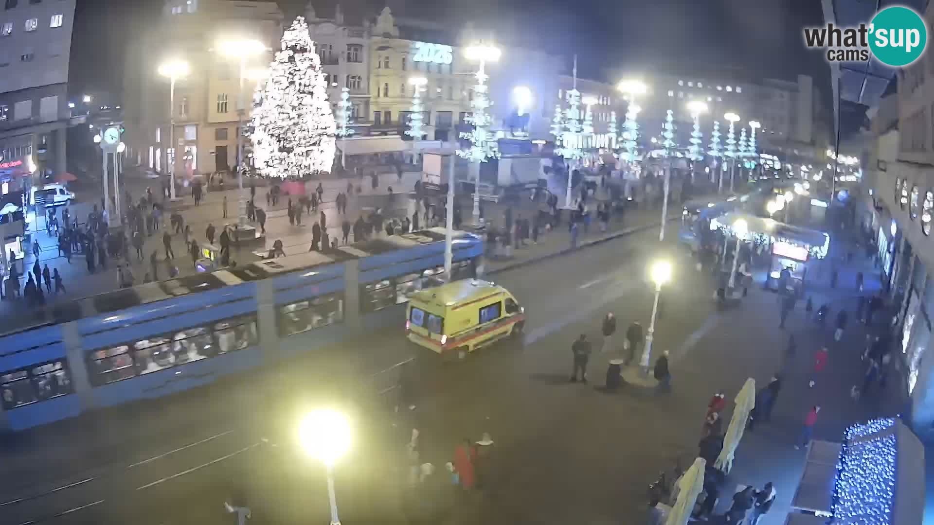 Webcam Zagabria Ban Jelacic piazza | Croazia