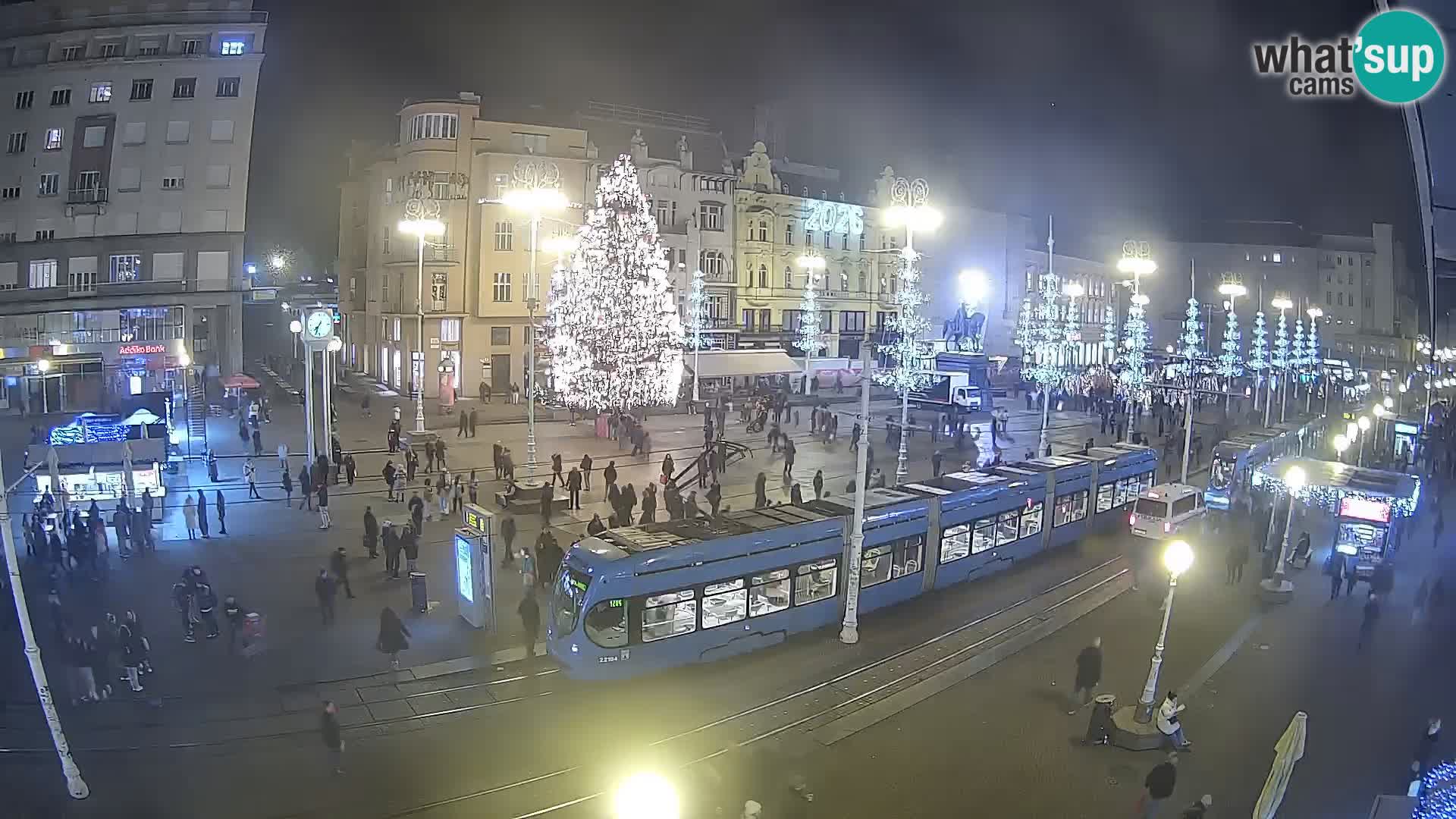 Webcam Zagabria Ban Jelacic piazza | Croazia