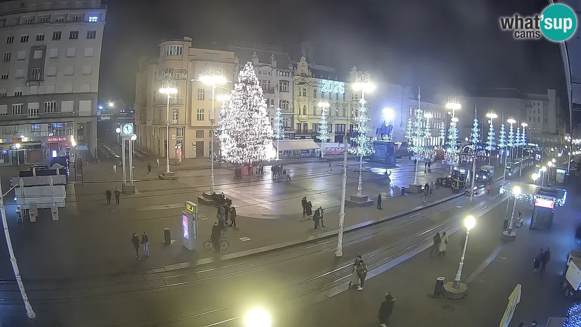 Zagreb live cam Bana Jelačića