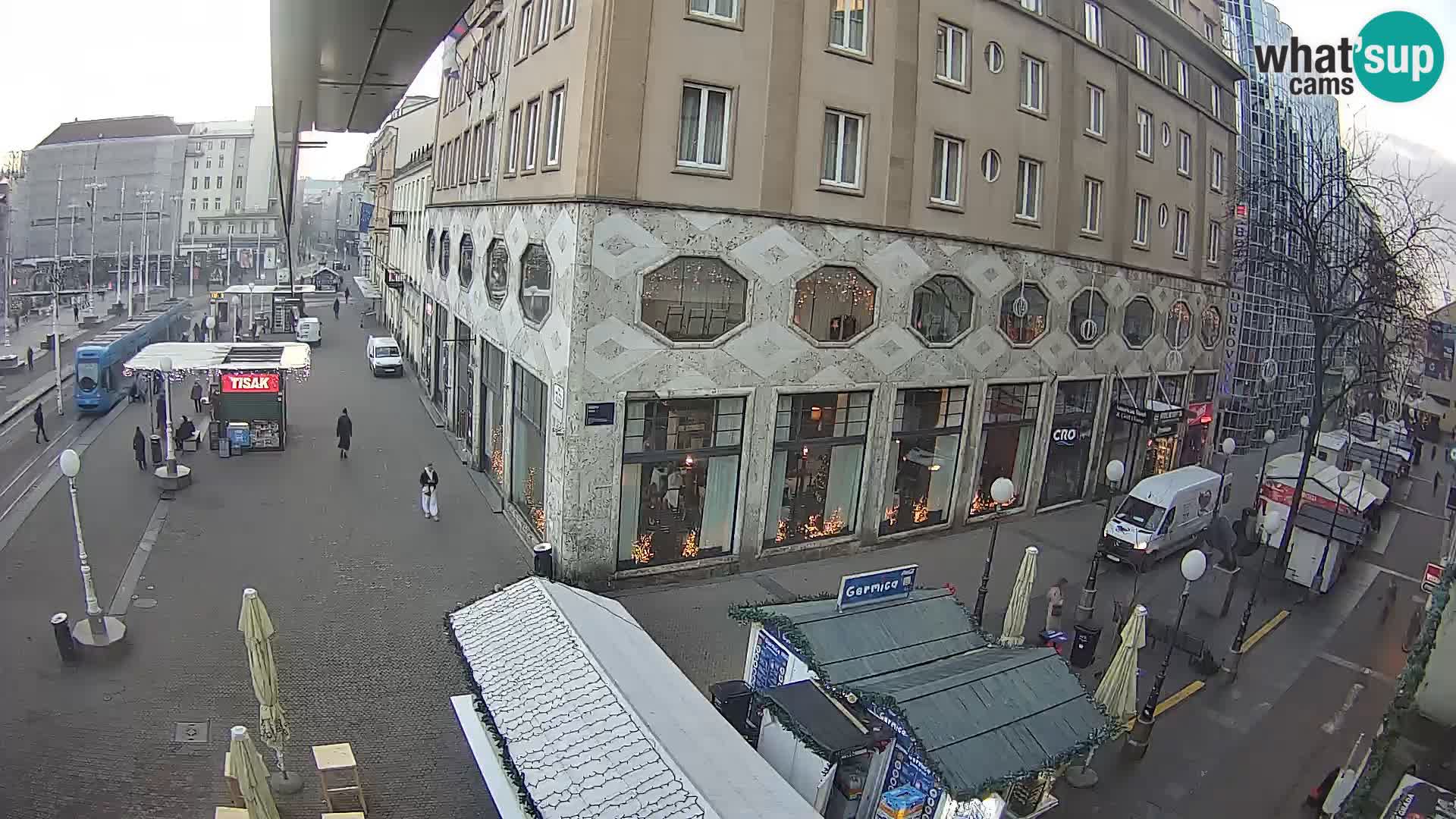 Zagreb live cam Bana Jelačića