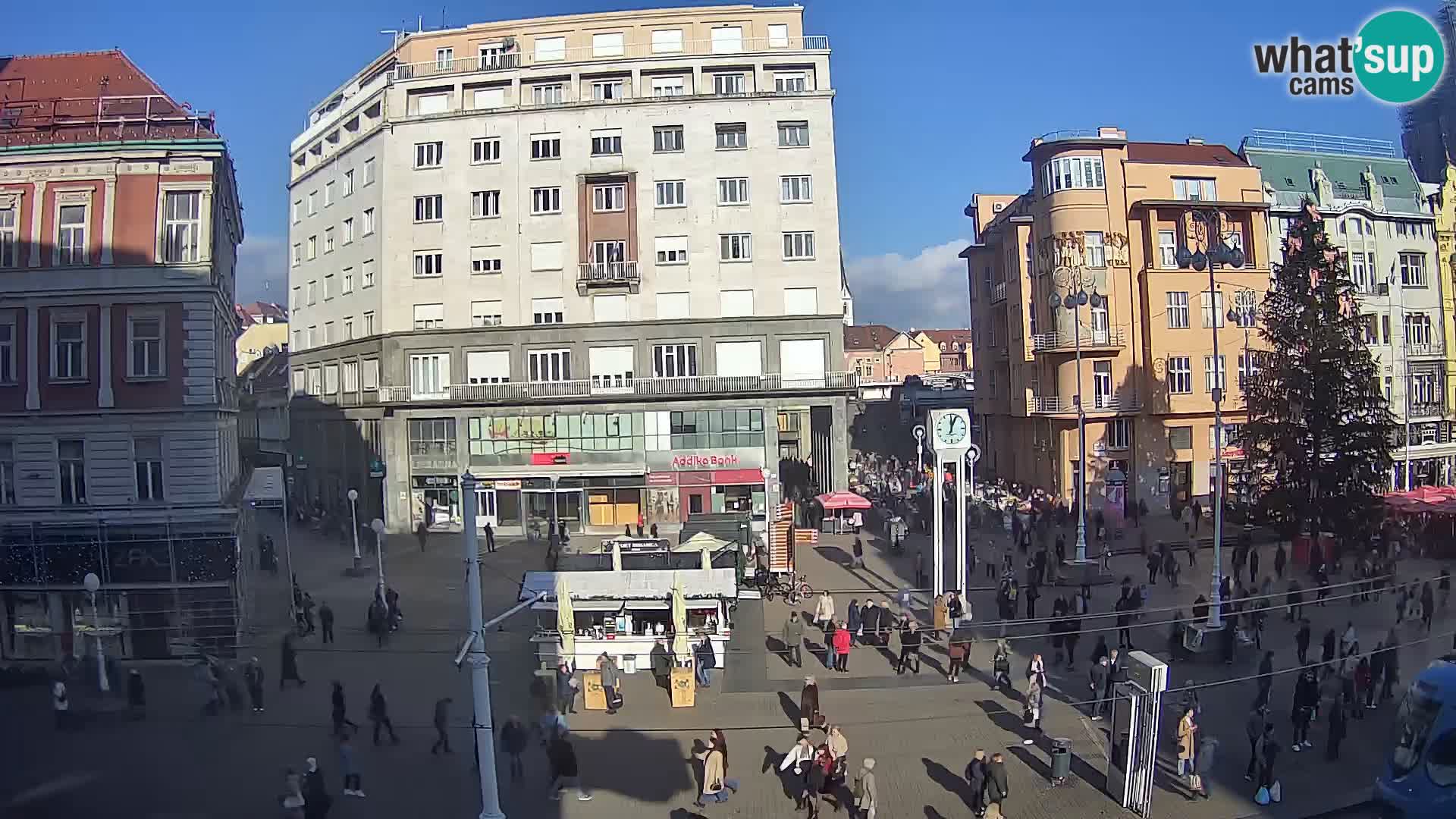 Spletna kamera Zagreb Ban Jelačić
