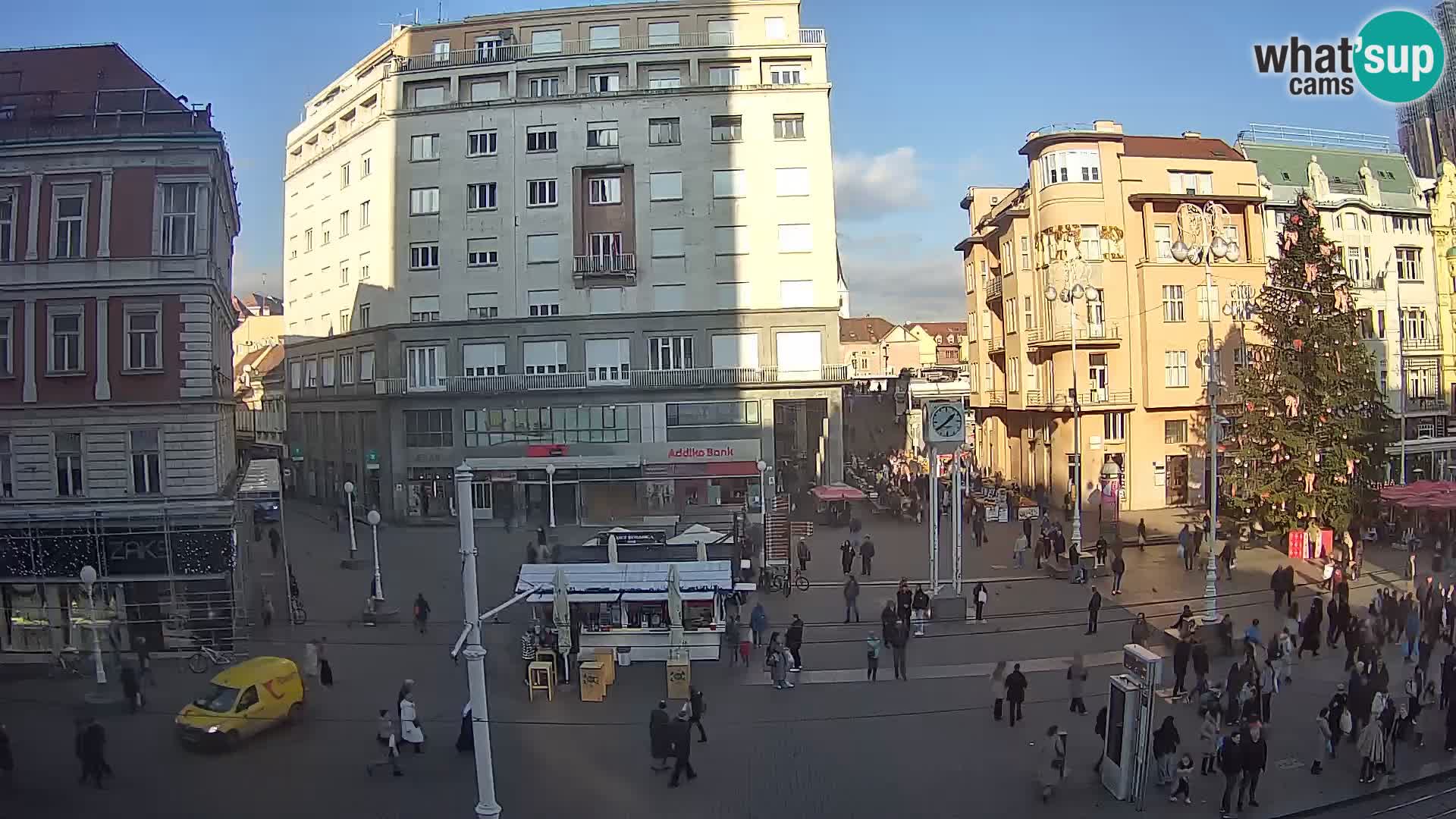 Webcam Zagreb Bana Jelačića square | Croatia