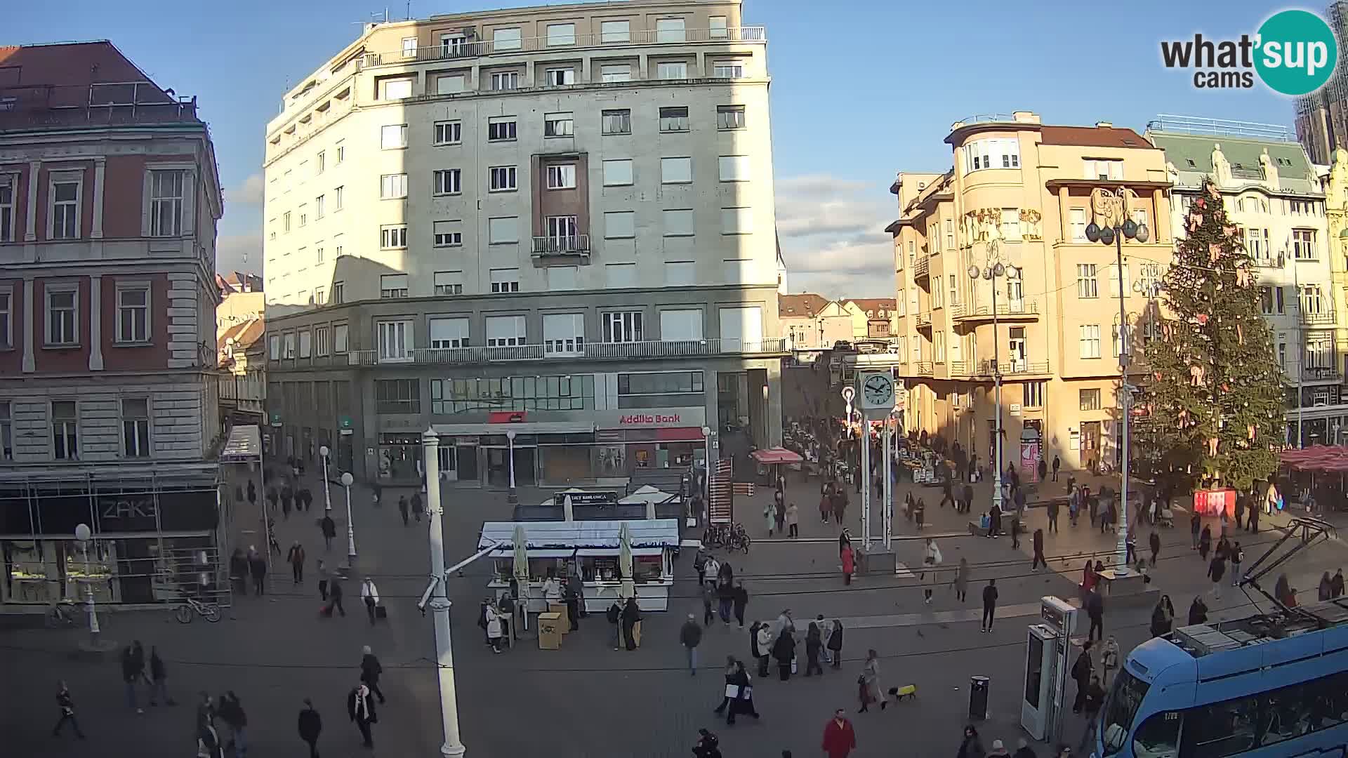 Spletna kamera Zagreb Ban Jelačić