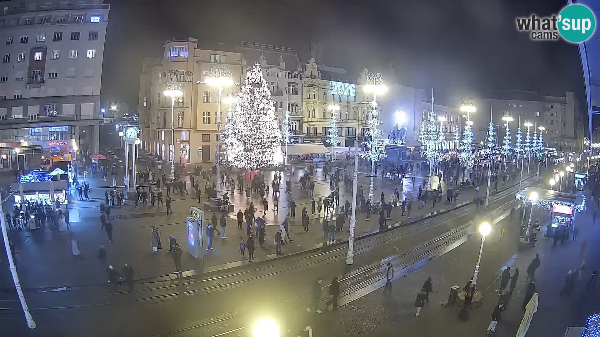 Webcam Zagabria Ban Jelacic piazza | Croazia