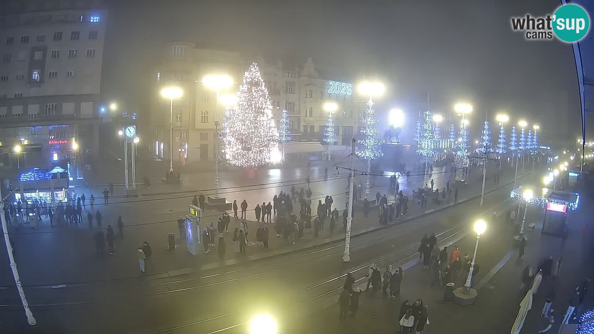 Zagreb live cam Bana Jelačića