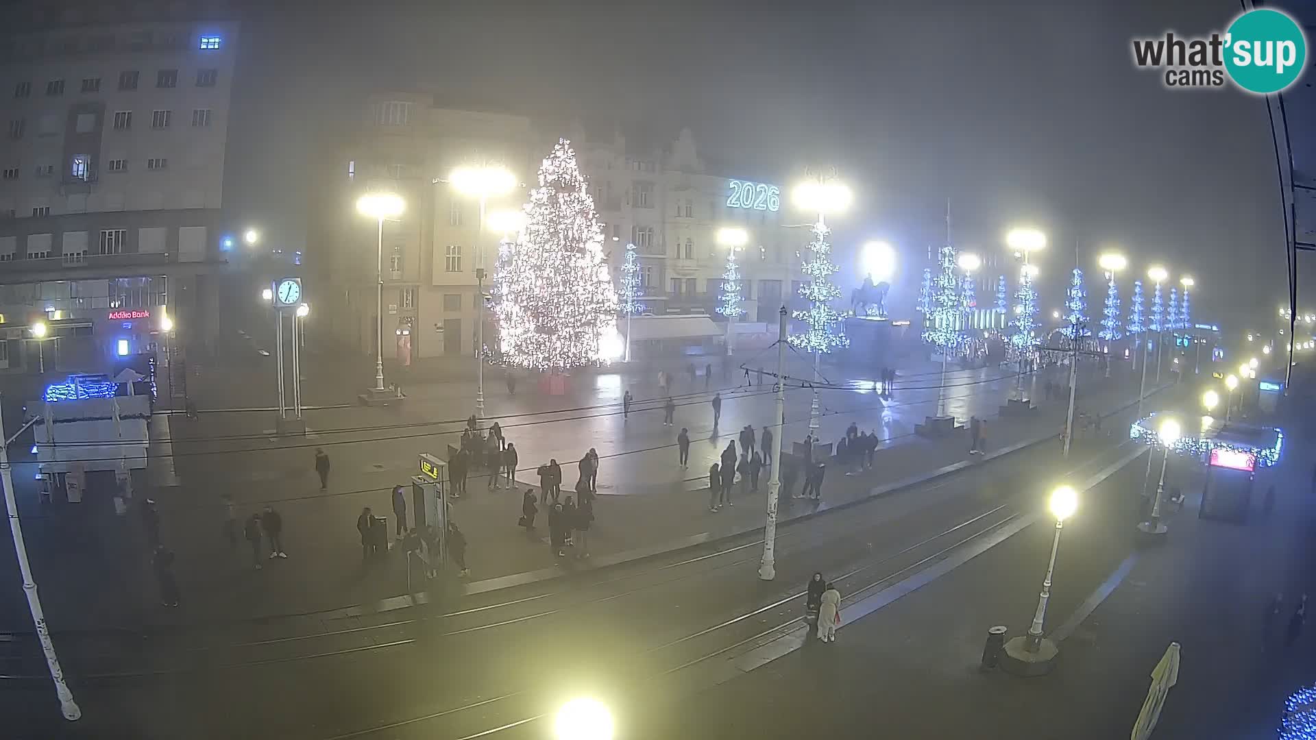 Live Cam Zagreb Ban Jelačić place | Croatie