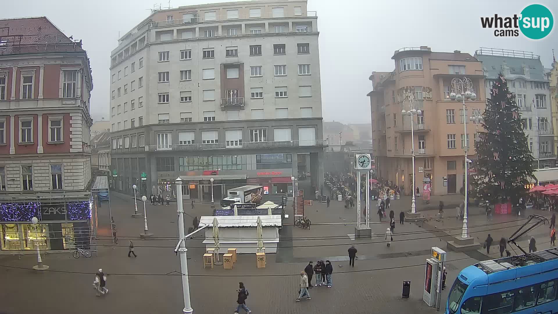 Spletna kamera Zagreb Ban Jelačić