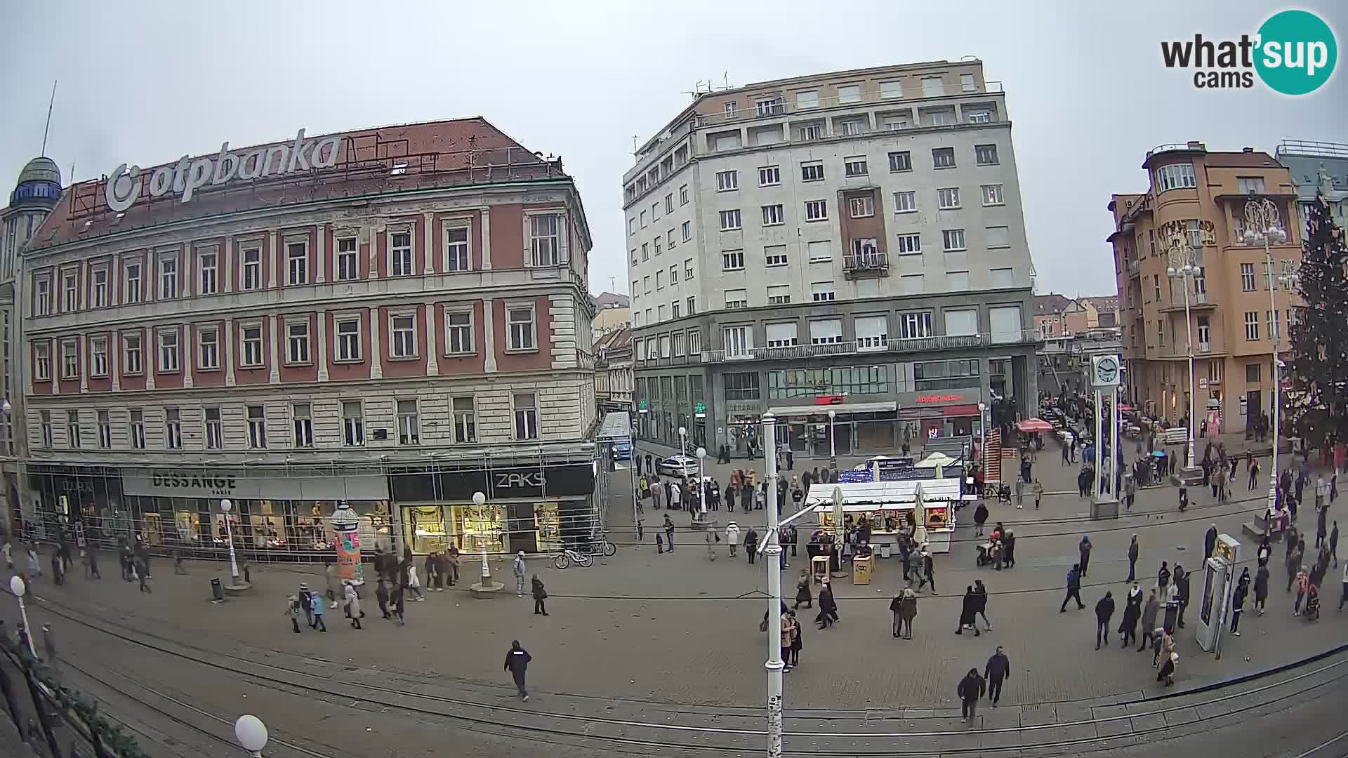 Zagreb live cam Bana Jelačića