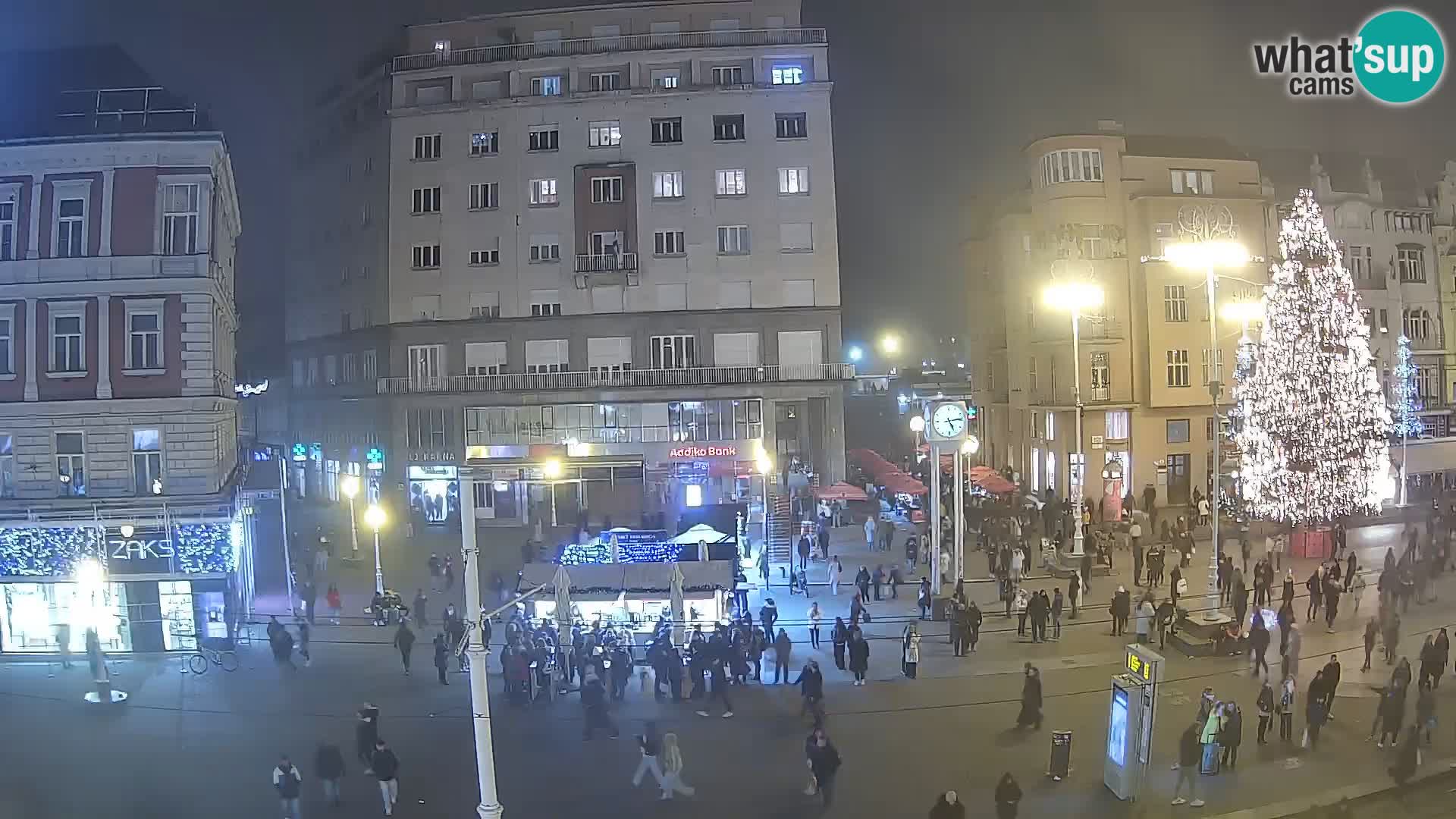 Zagreb live cam Bana Jelačića