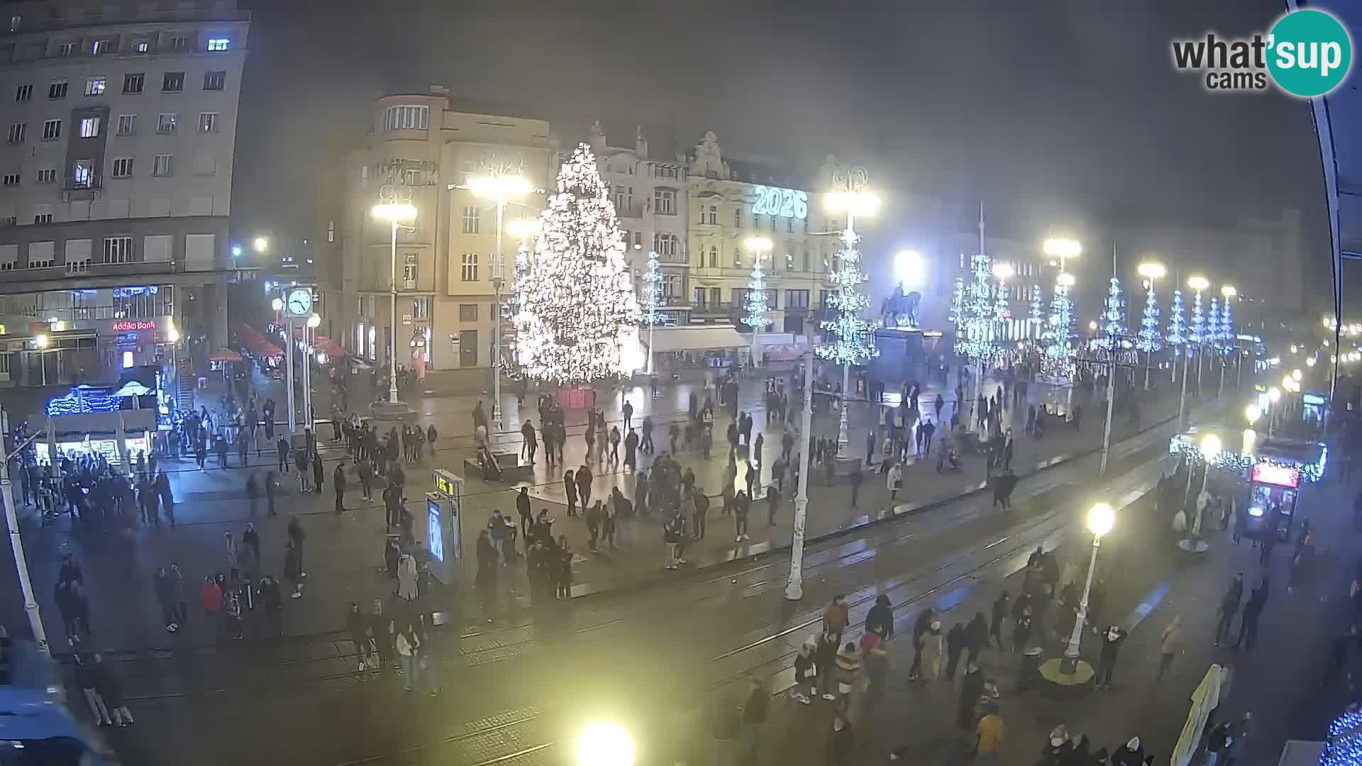 Zagreb webcam Ban Jelacica Platz | Kroatien
