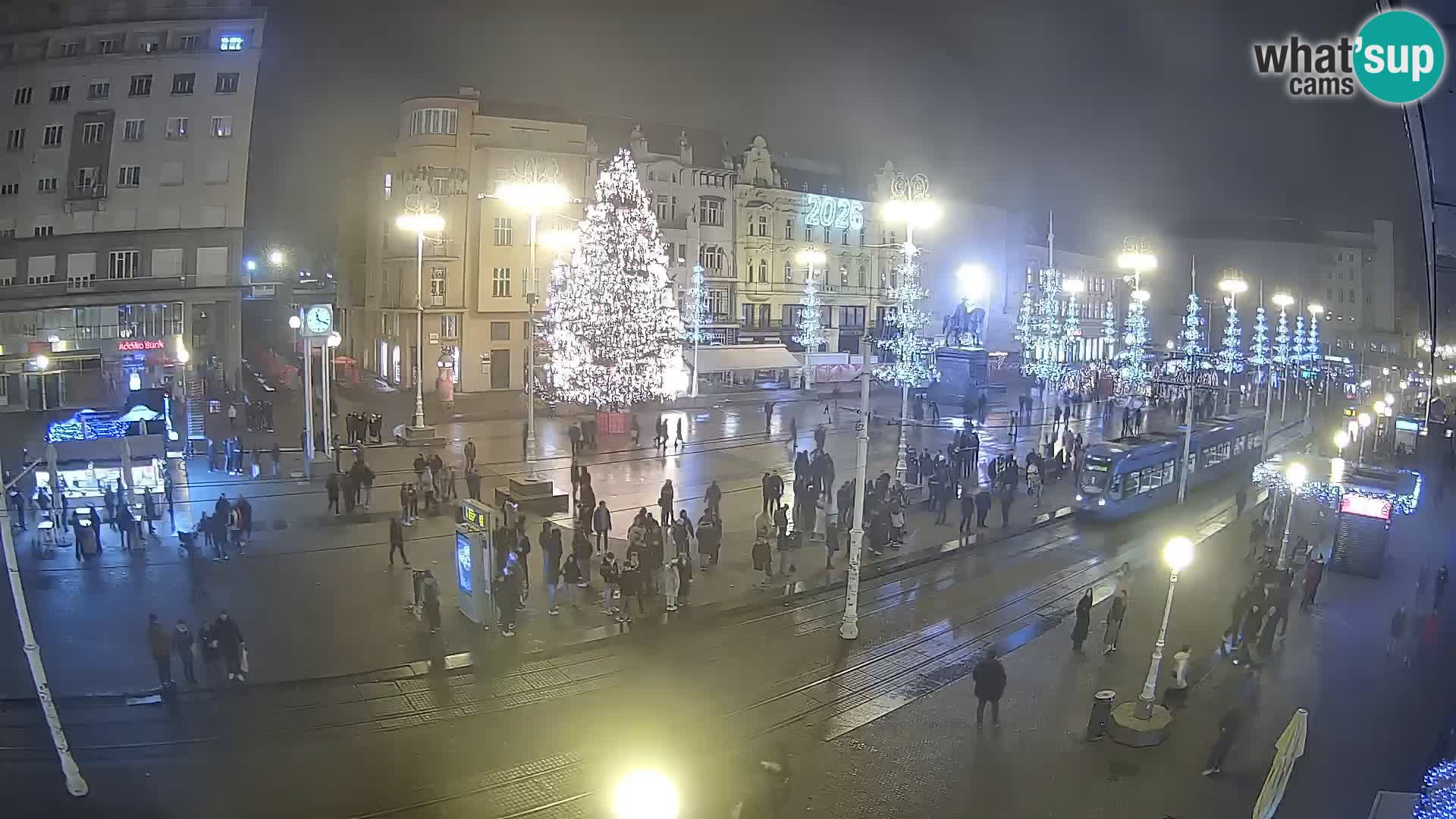 Zagreb webcam Ban Jelacica Platz | Kroatien