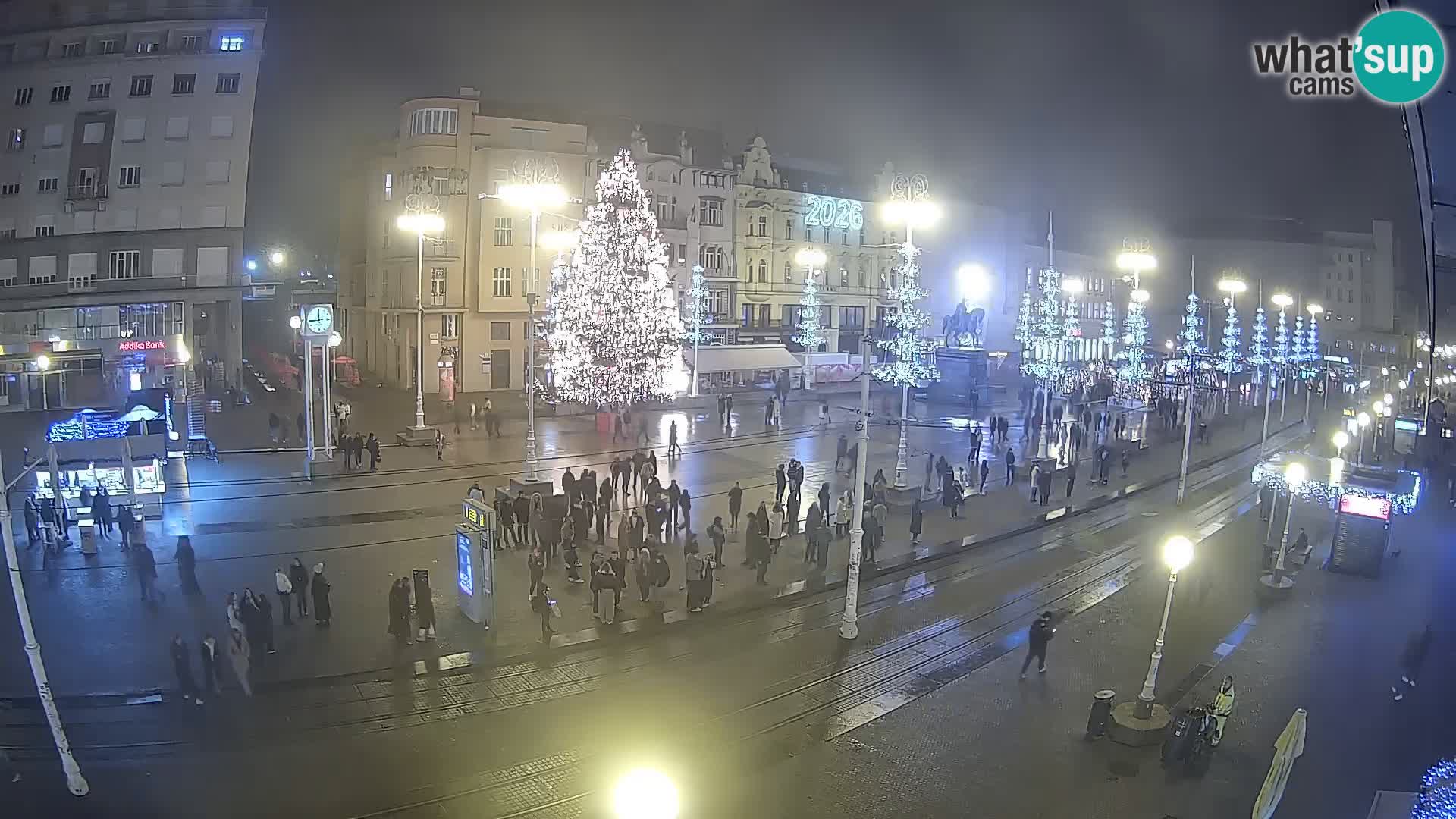 Zagreb live cam Bana Jelačića